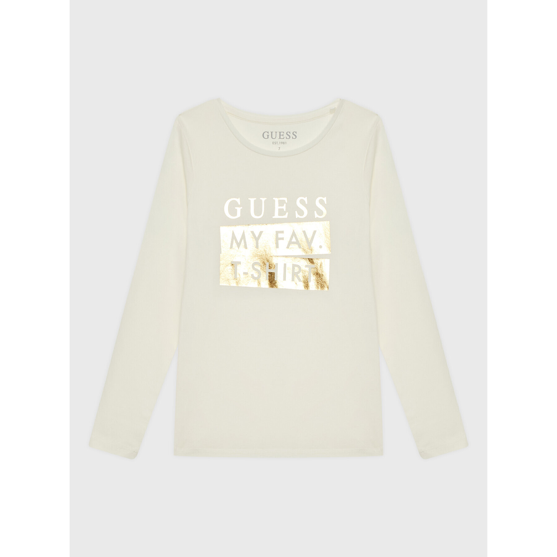 Guess Blúz J2BI03 J1313 Bézs Regular Fit - Pepit.hu