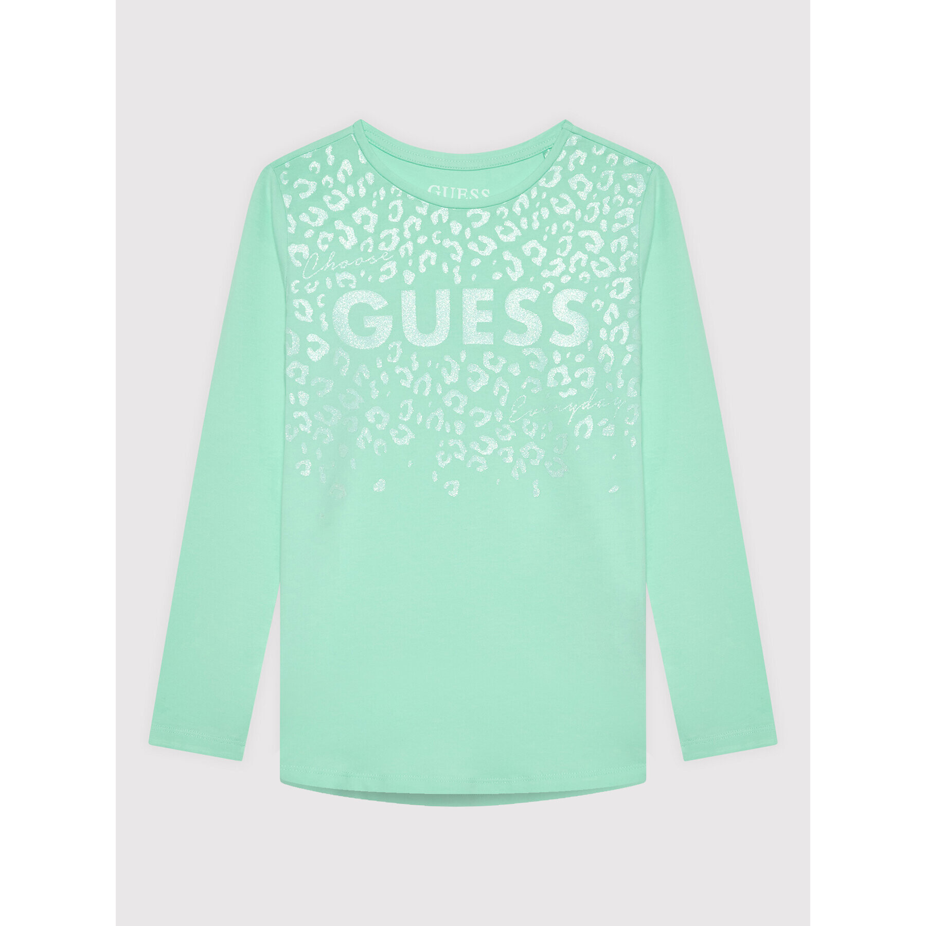 Guess Blúz J2YI01 K6YW1 Zöld Regular Fit - Pepit.hu