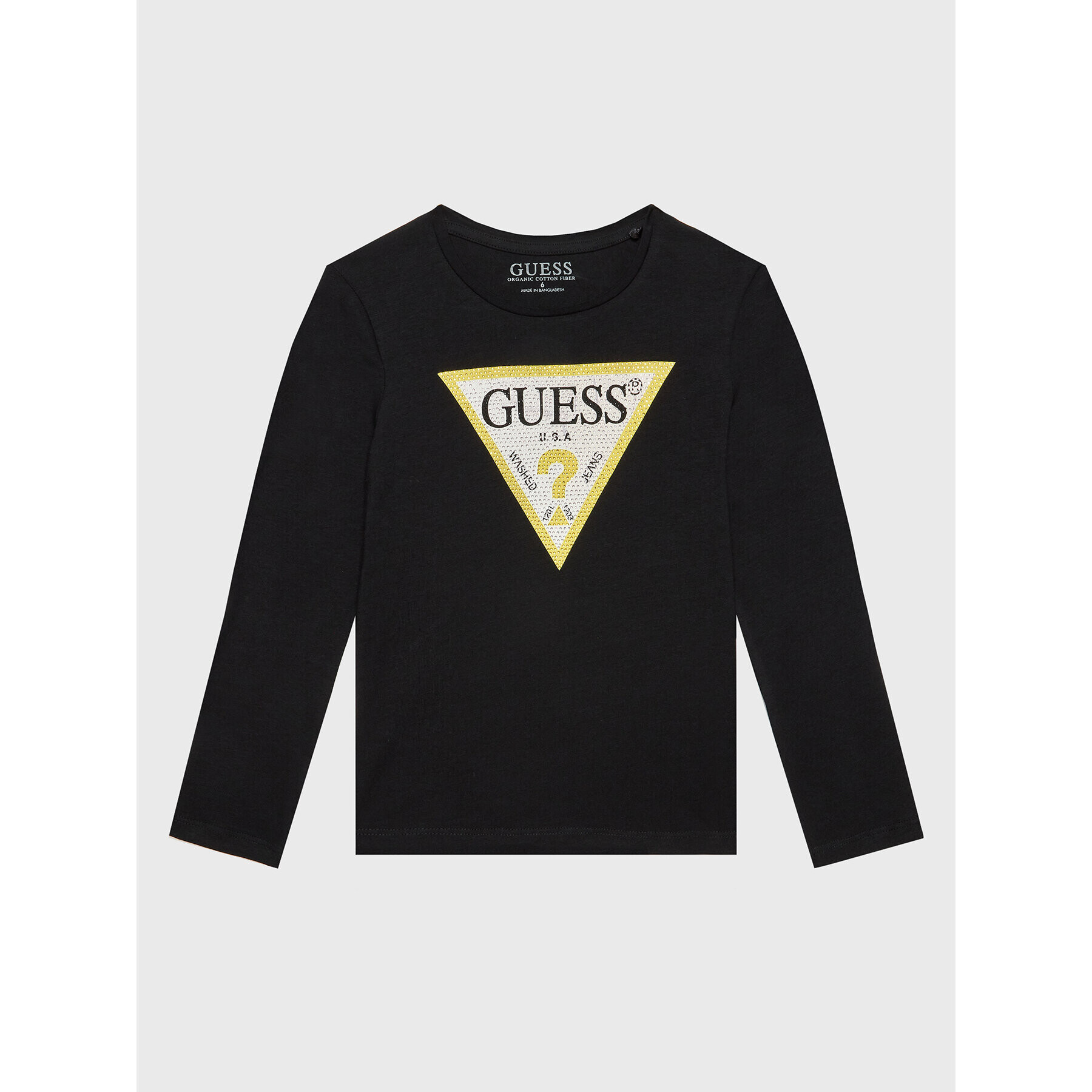 Guess Blúz J2YI50 K6YW1 Fekete Regular Fit - Pepit.hu