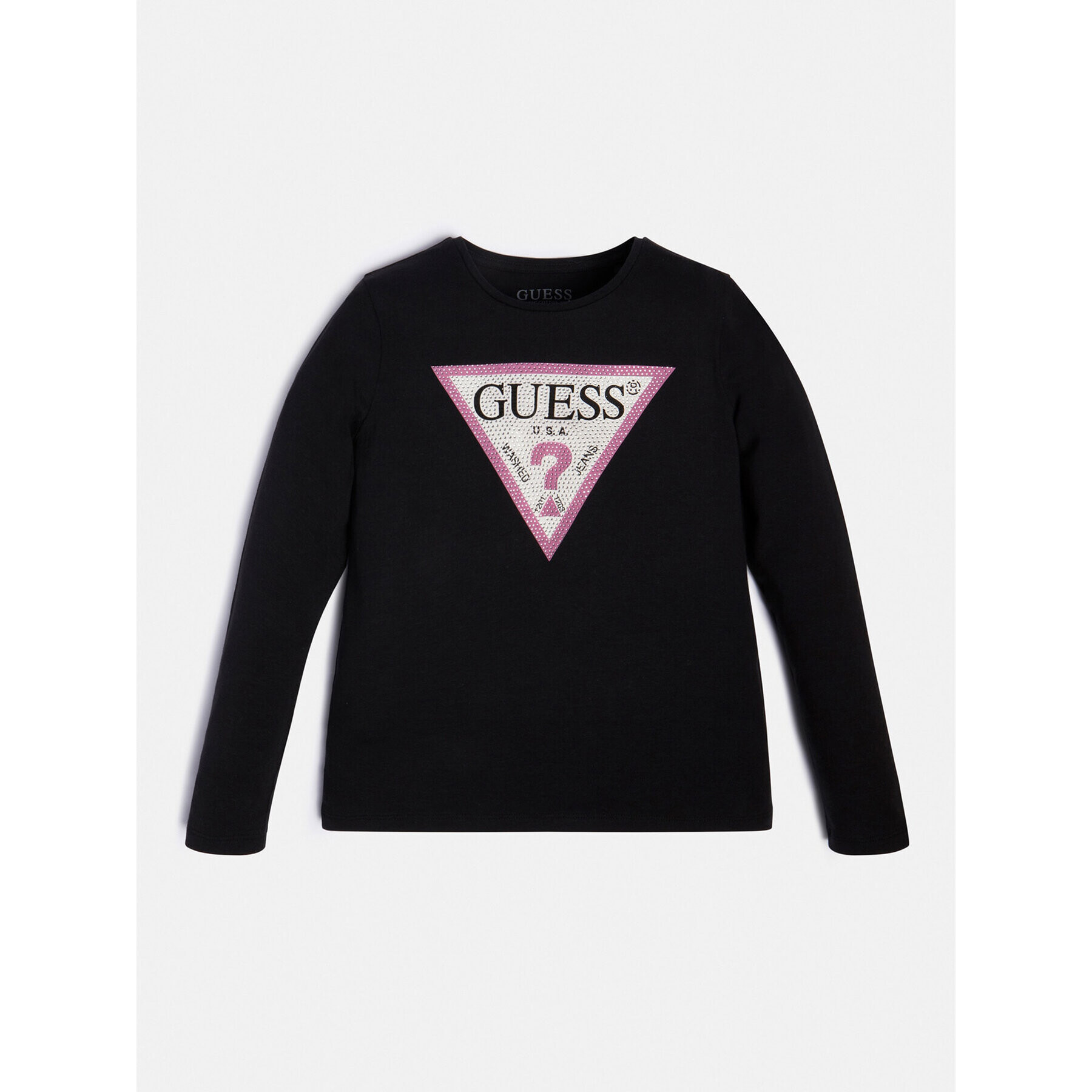 Guess Blúz J2YI50 K6YW1 Fekete Regular Fit - Pepit.hu