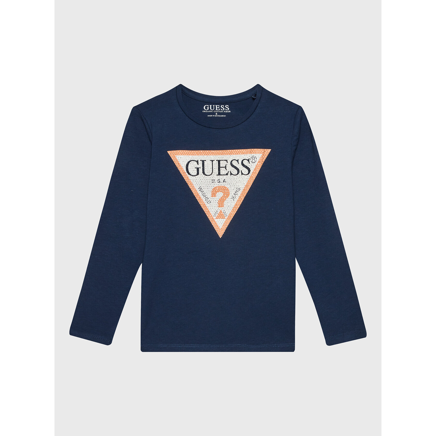 Guess Blúz J2YI50 K6YW1 Sötétkék Regular Fit - Pepit.hu