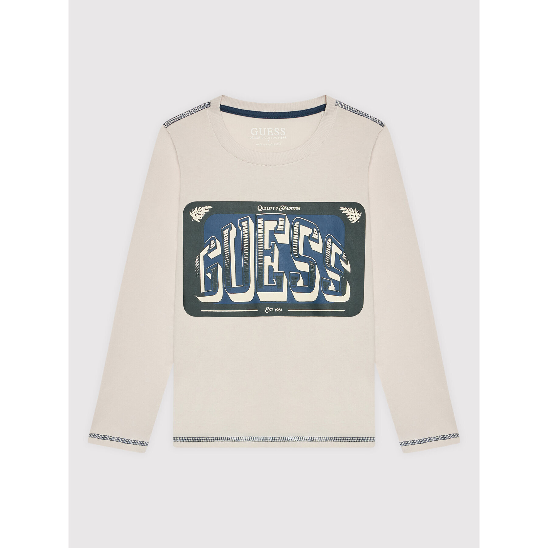 Guess Blúz L2RI03 K8HM0 Bézs Regular Fit - Pepit.hu