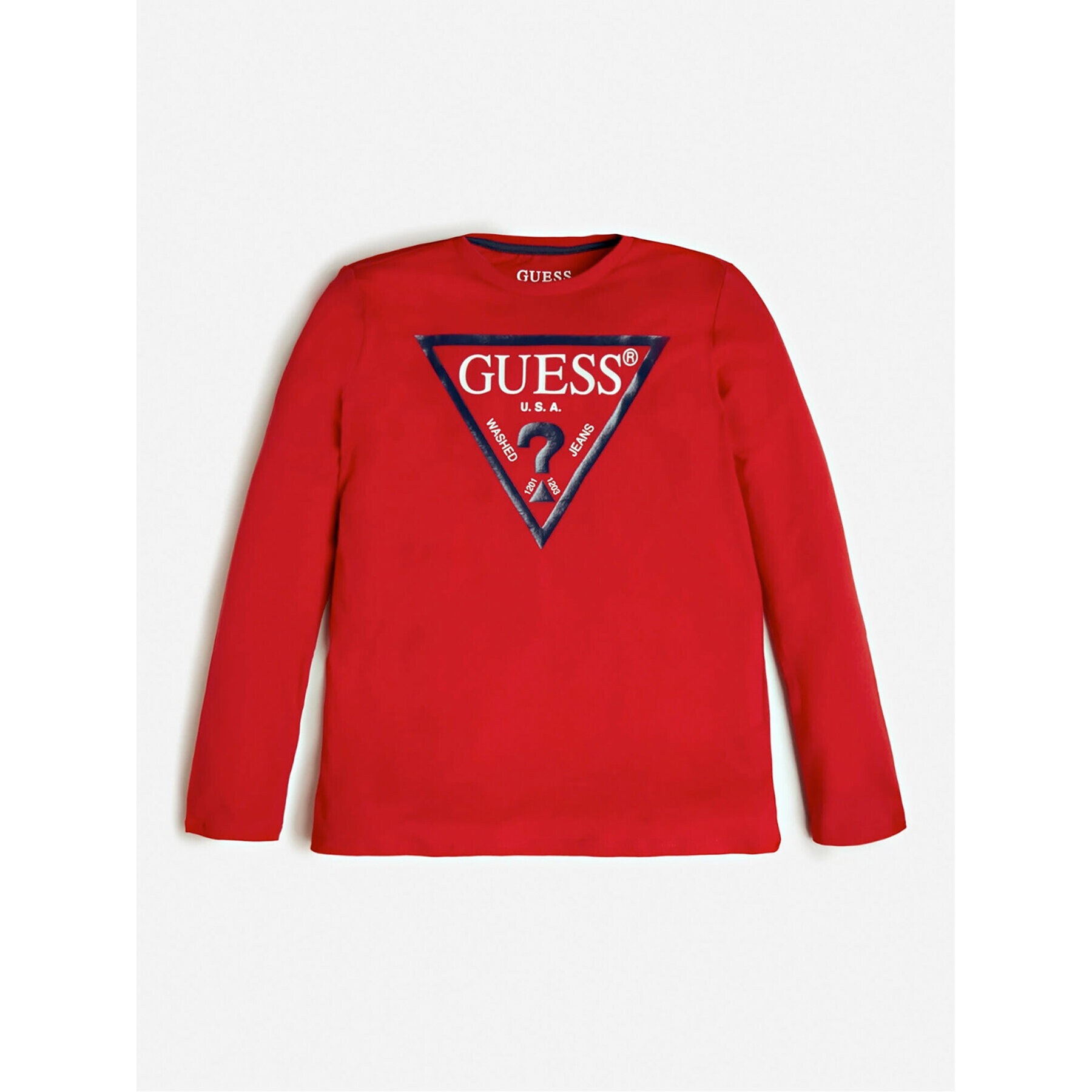 Guess Blúz L84I29 K8HM0 Piros Regular Fit - Pepit.hu