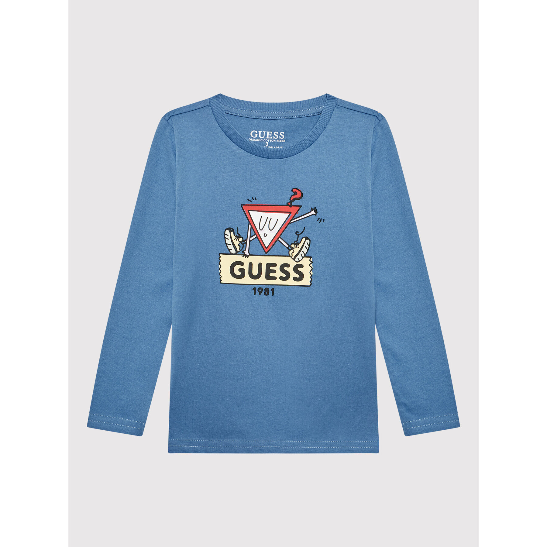 Guess Blúz N2YI03 K8HM0 Kék Regular Fit - Pepit.hu