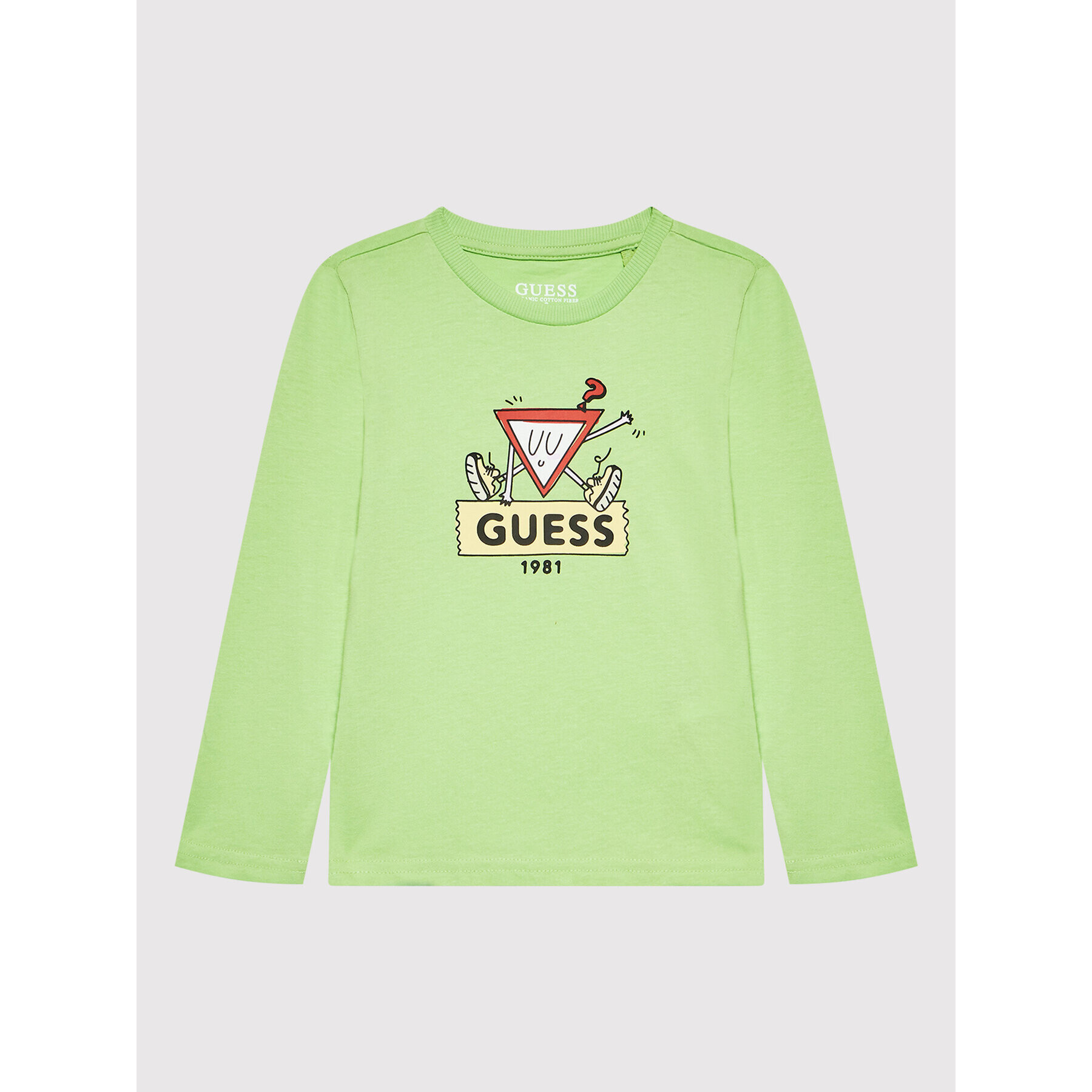 Guess Blúz N2YI03 K8HM0 Zöld Regular Fit - Pepit.hu