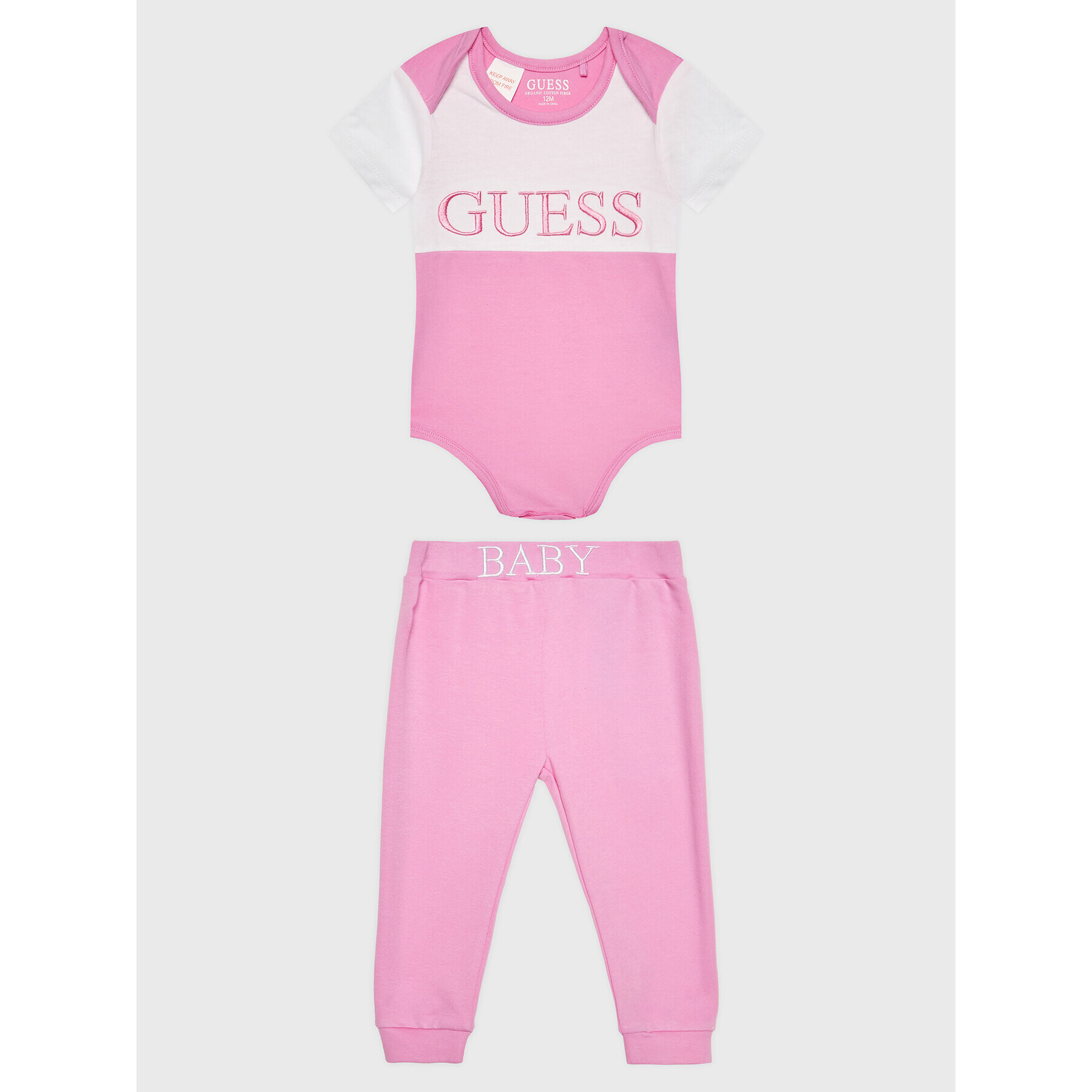 Guess Body és nadrág szett H2RW03 J1311 Rózsaszín Regular Fit - Pepit.hu