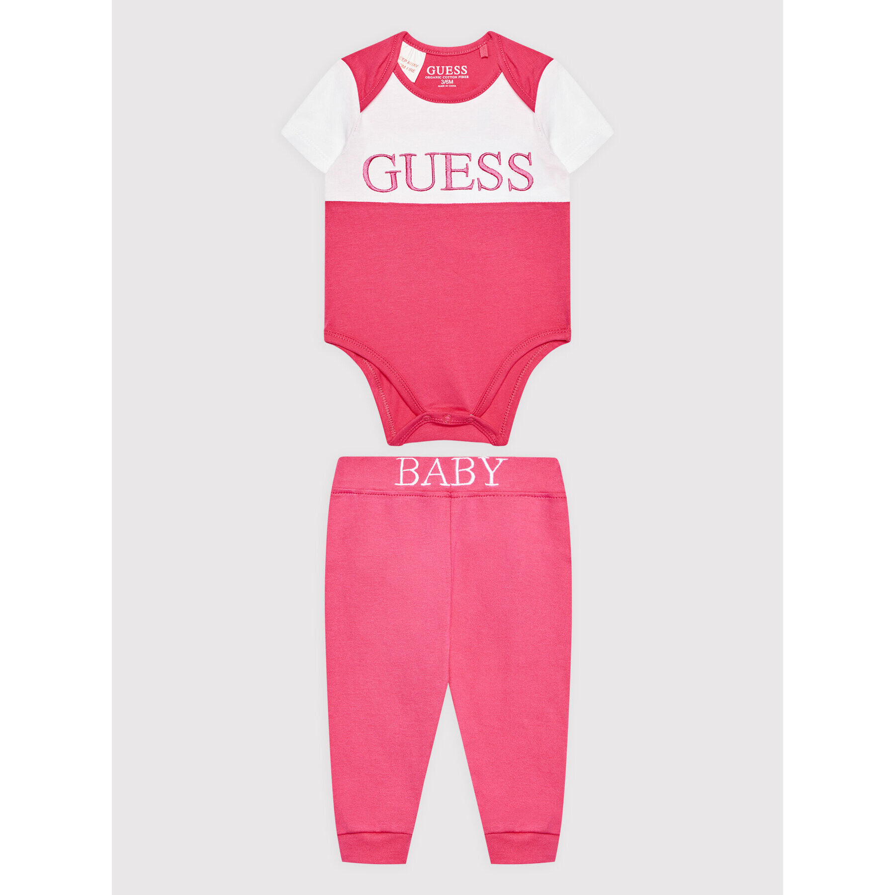 Guess Body és nadrág szett H2RW03 J1311 Rózsaszín Regular Fit - Pepit.hu