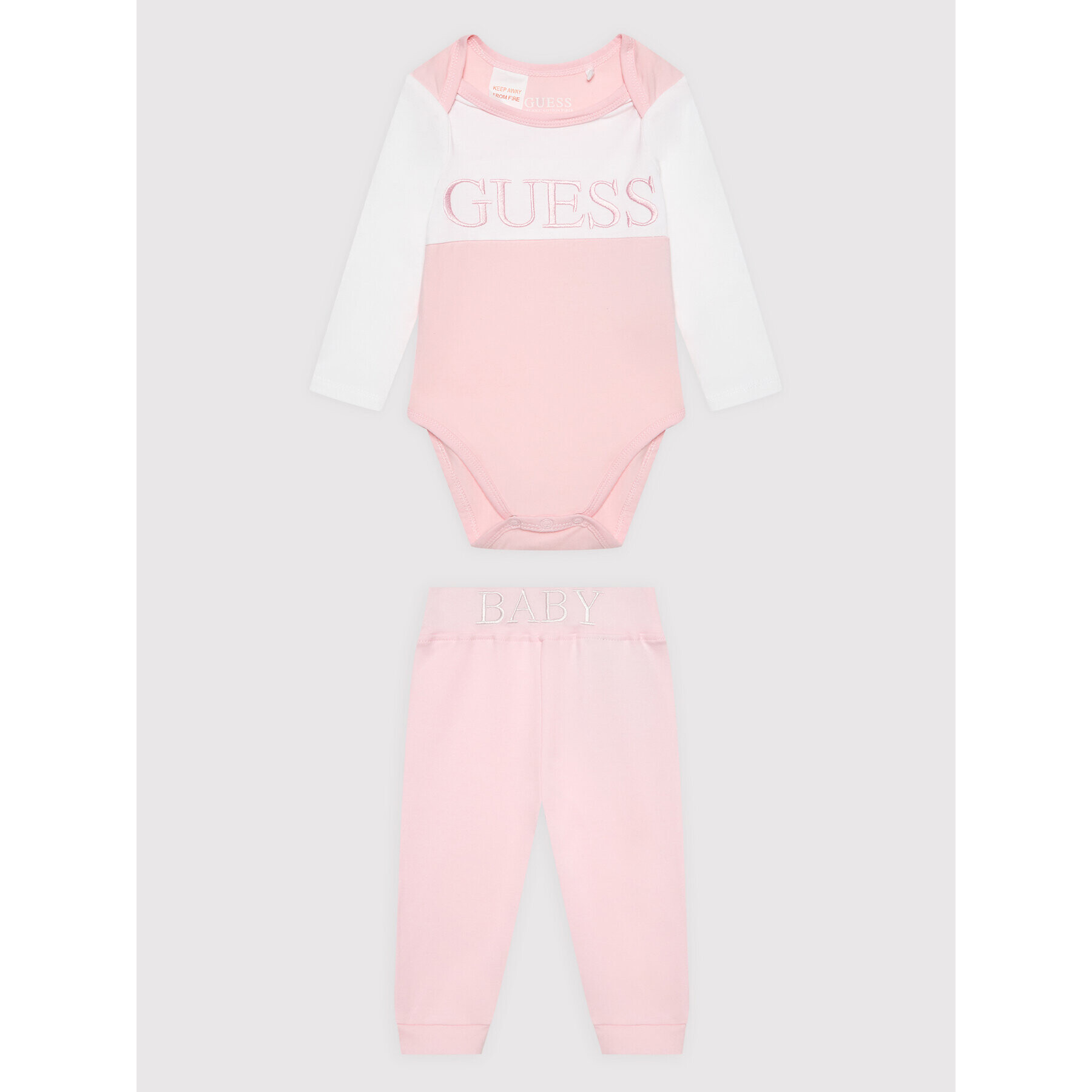 Guess Body és nadrág szett H2YW06 J1313 Rózsaszín Regular Fit - Pepit.hu