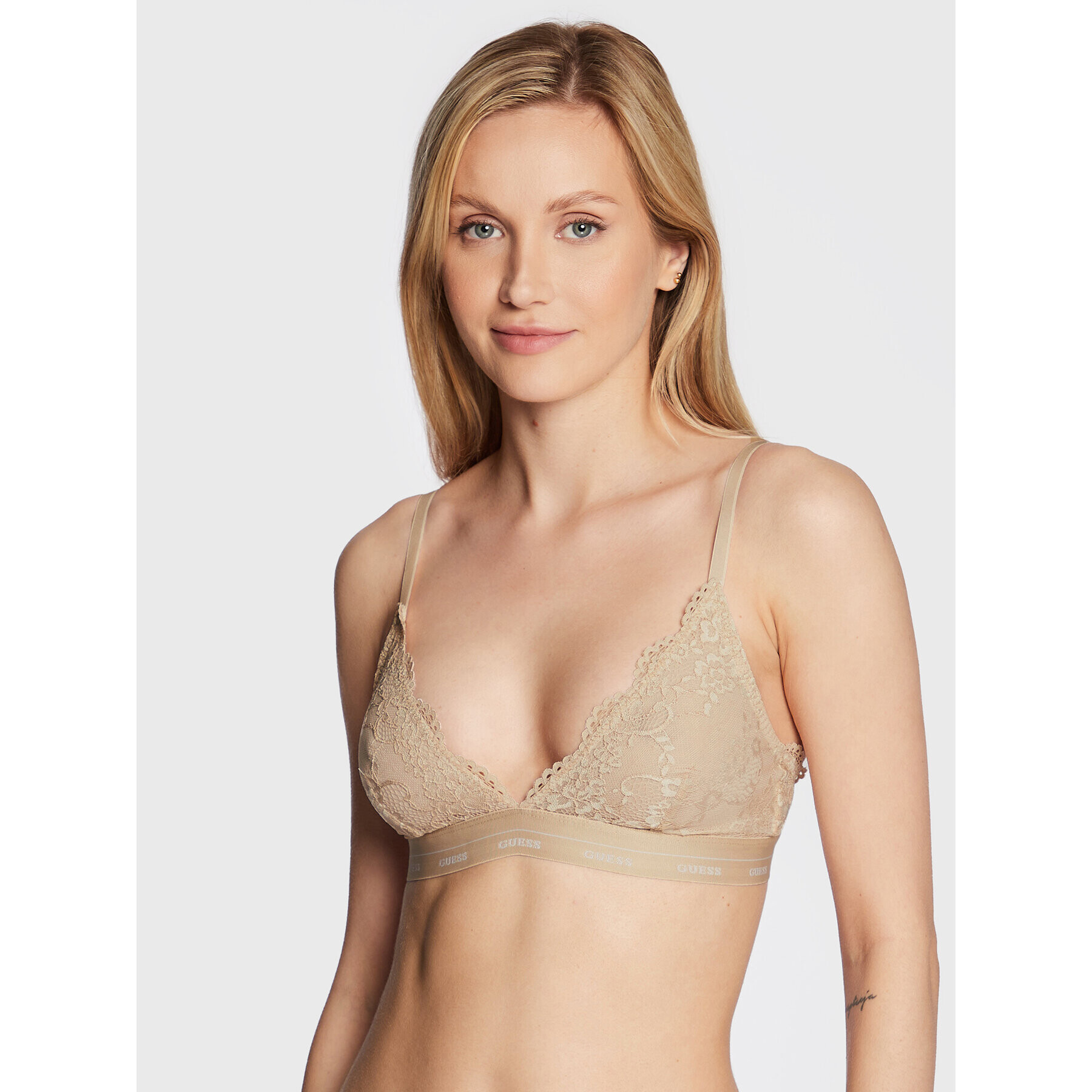 Guess Bralette melltartó Aria O0BC00 PZ01C Bézs - Pepit.hu