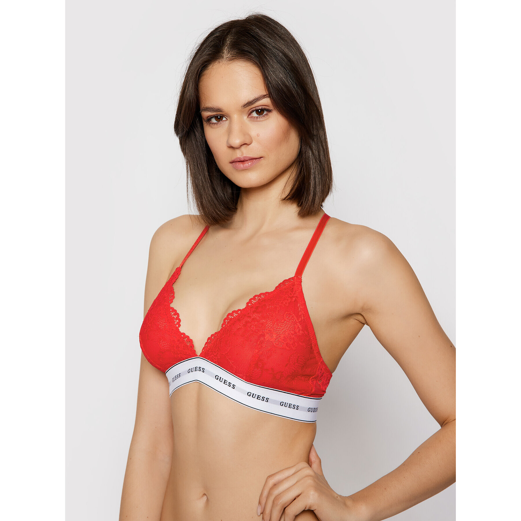 Guess Bralette melltartó Belle O97C02 PZ01C Piros - Pepit.hu