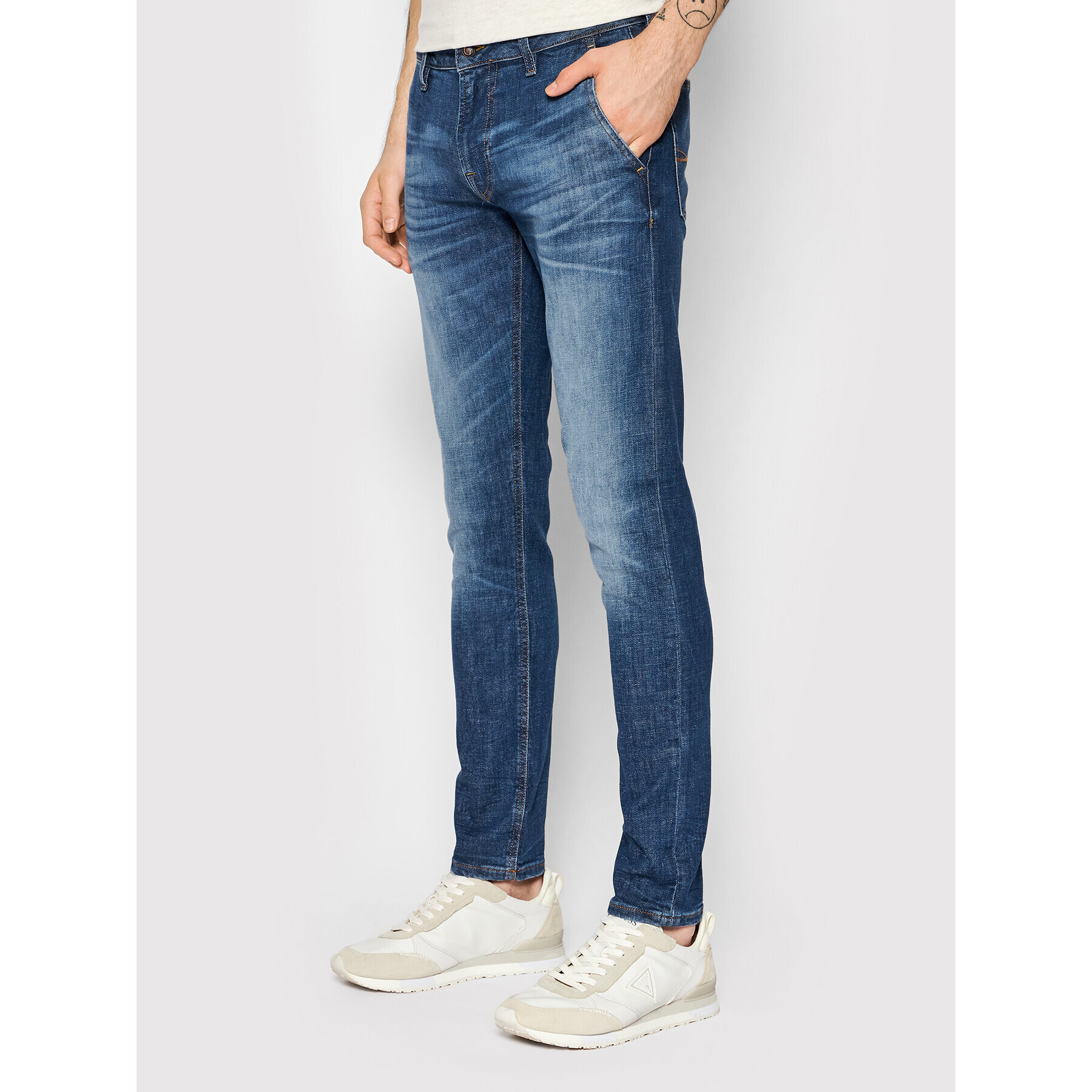 Guess Farmer Adam M2RA81 D46AD Kék Skinny Fit - Pepit.hu