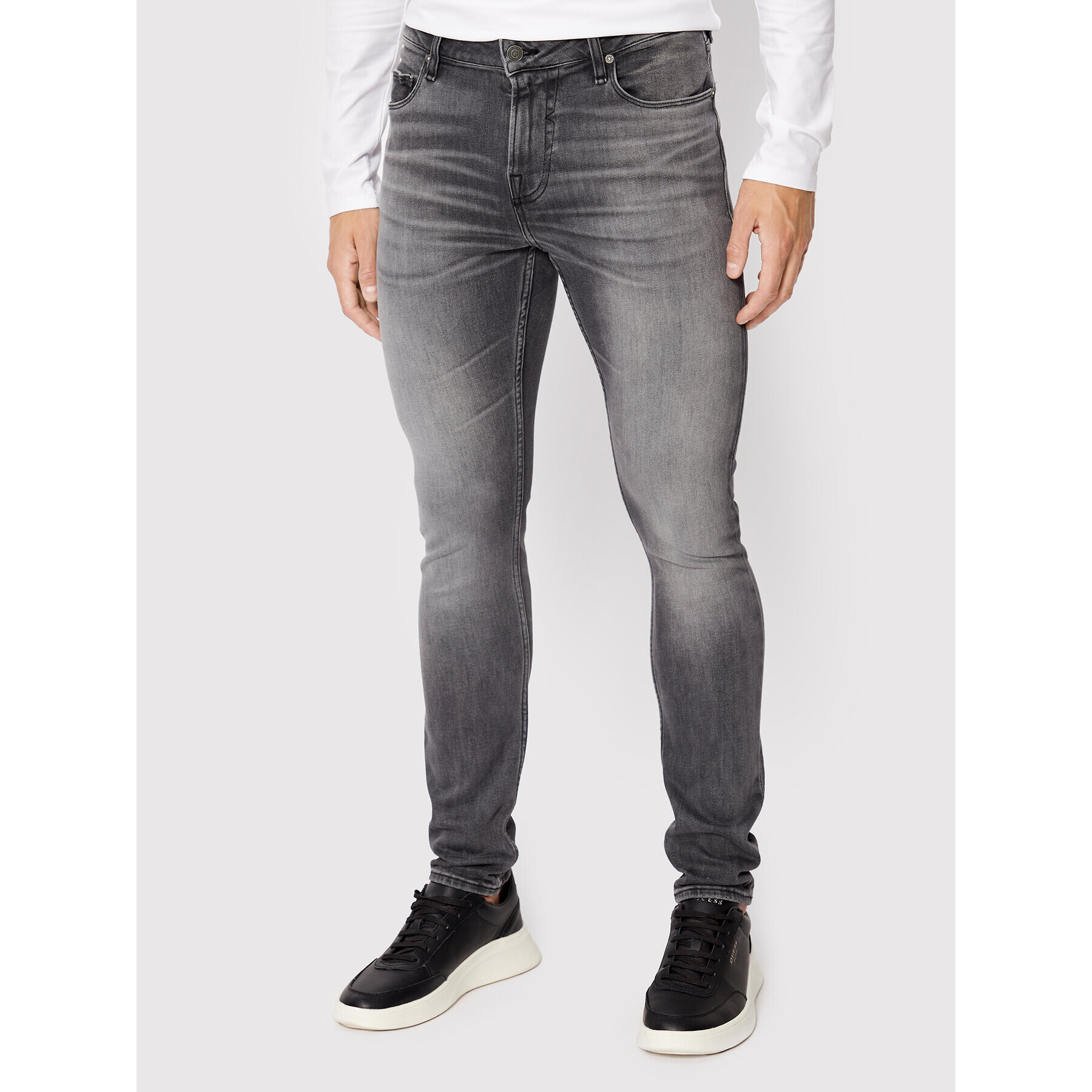 Guess Farmer Chris M2YA27 D4Q52 Szürke Super Skinny Fit - Pepit.hu