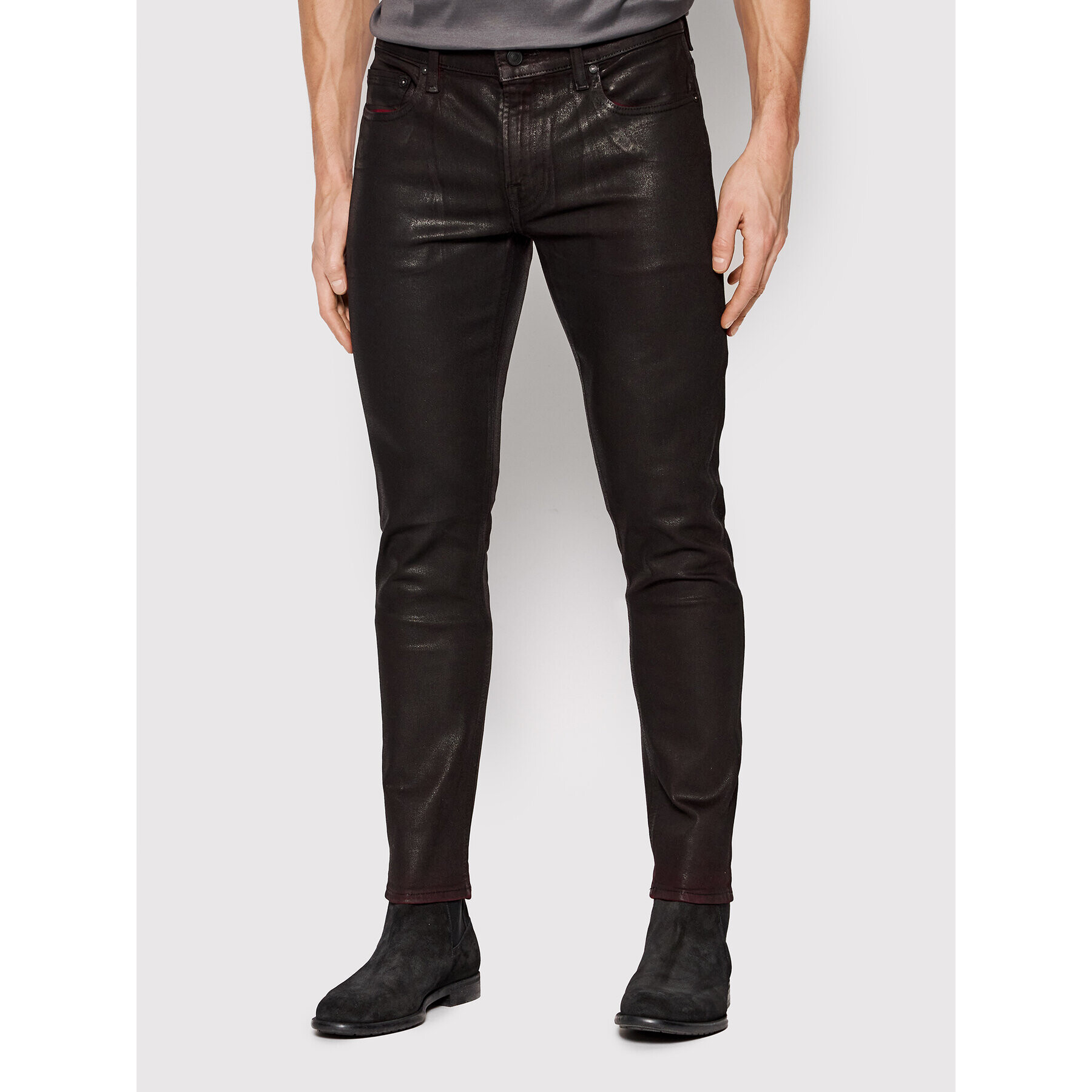 Guess Farmer M2RAN3 D34V0 Barna Skinny Fit - Pepit.hu