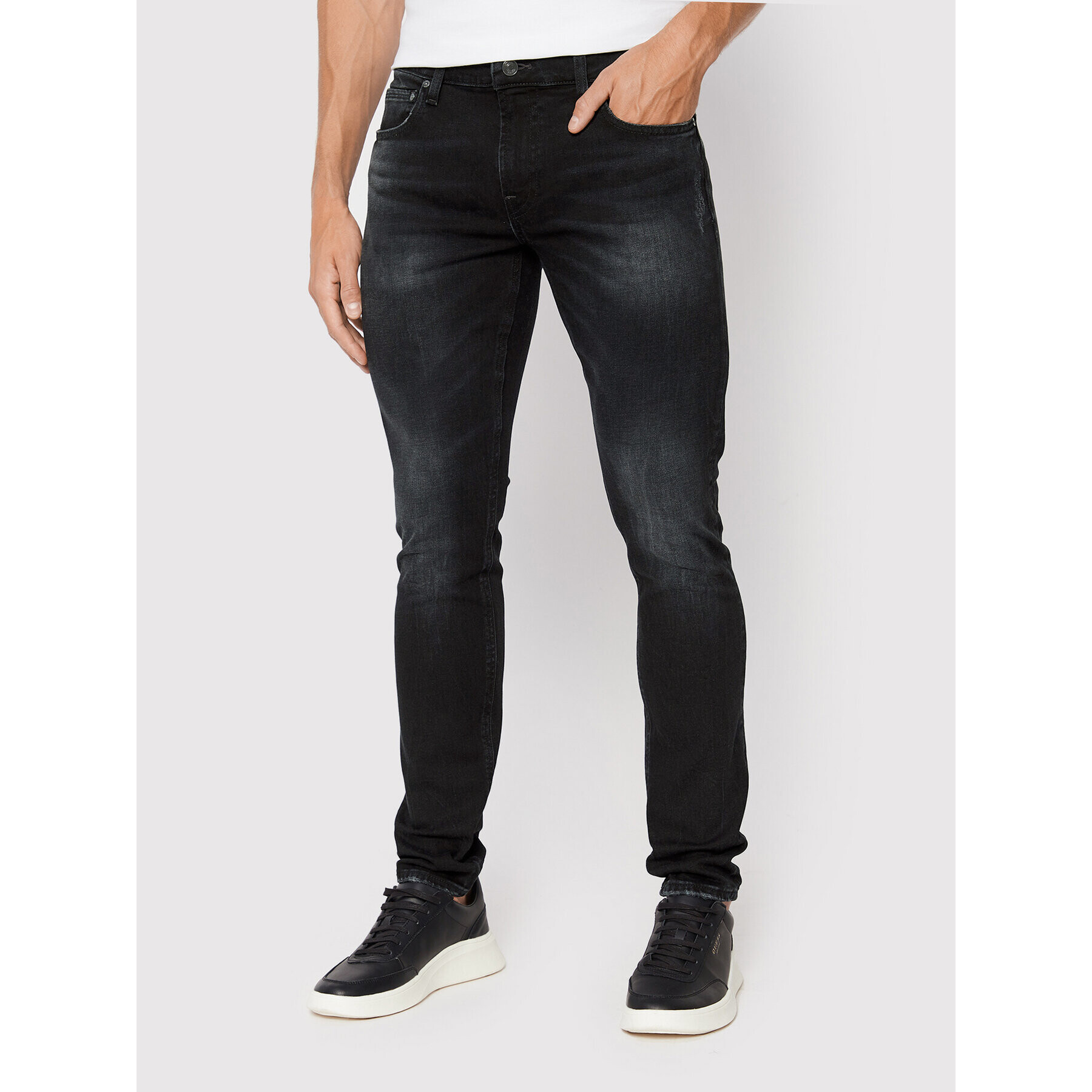 Guess Farmer M2YAN3 D1KB5 Fekete Skinny Fit - Pepit.hu