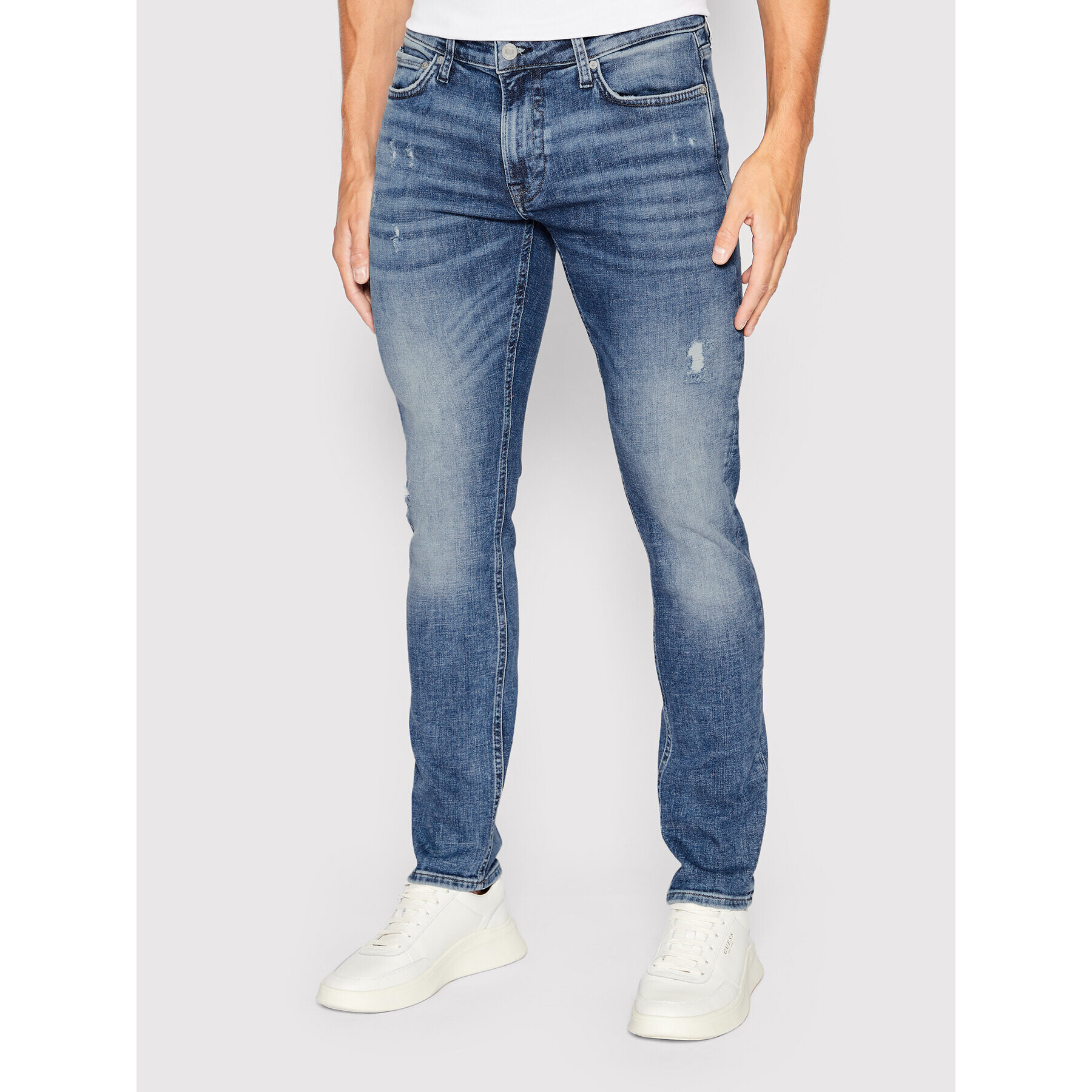 Guess Farmer M2YAN3 D46A8 Kék Skinny Fit - Pepit.hu