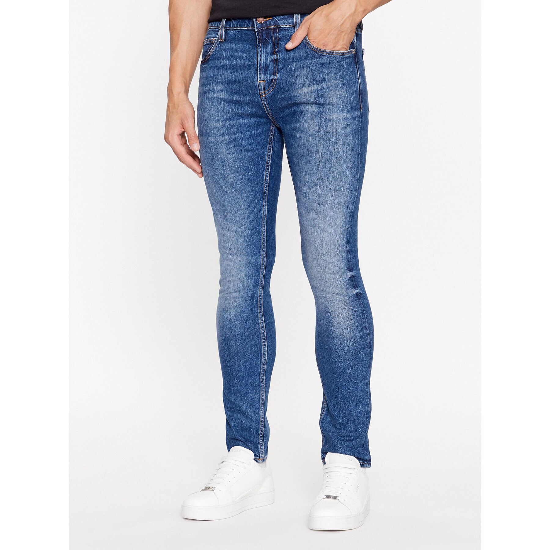 Guess Farmer M3BA27 D4Z83 Szürke Slim Fit - Pepit.hu