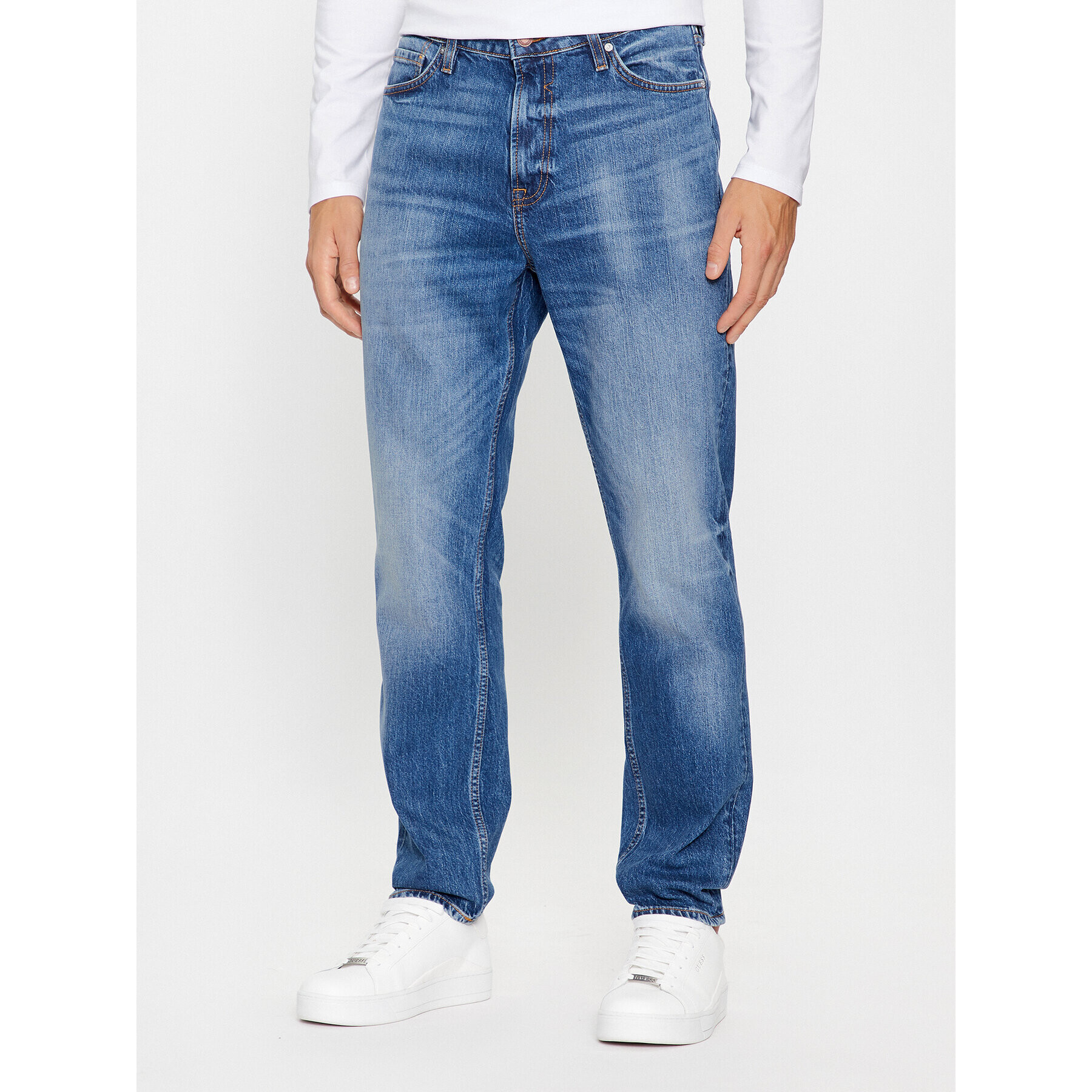 Guess Farmer M3BA37 D4Z83 Szürke Skinny Fit - Pepit.hu