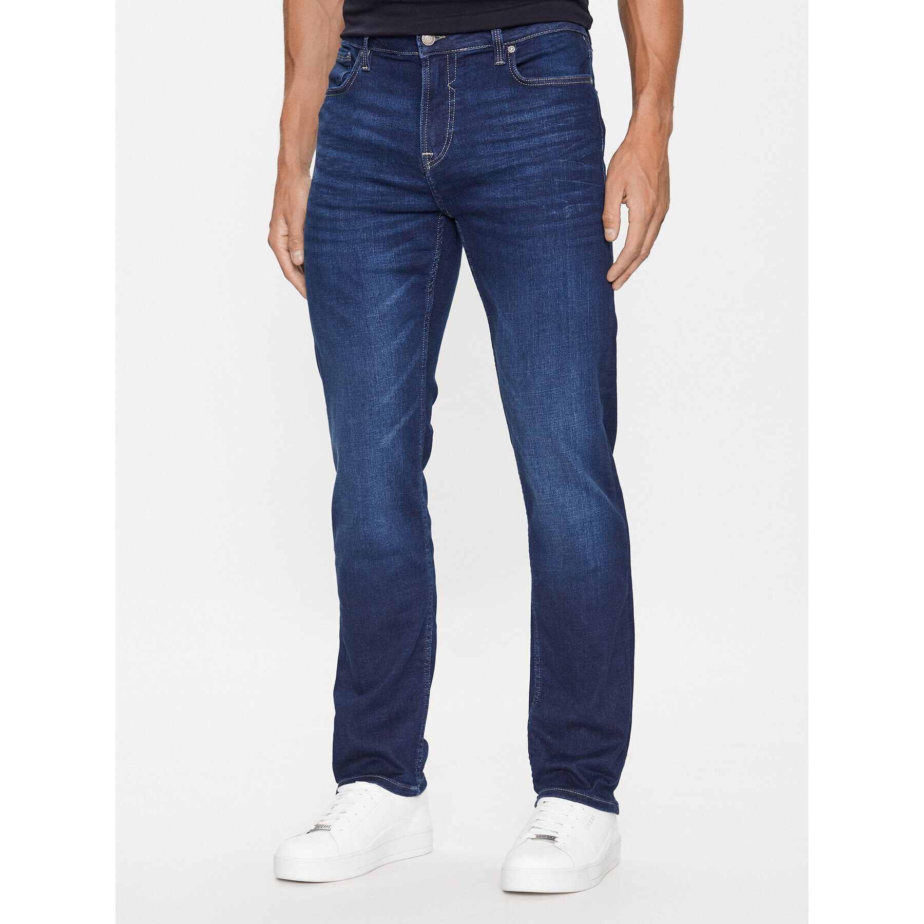 Guess Farmer M3YAN2 D5271 Sötétkék Slim Fit - Pepit.hu