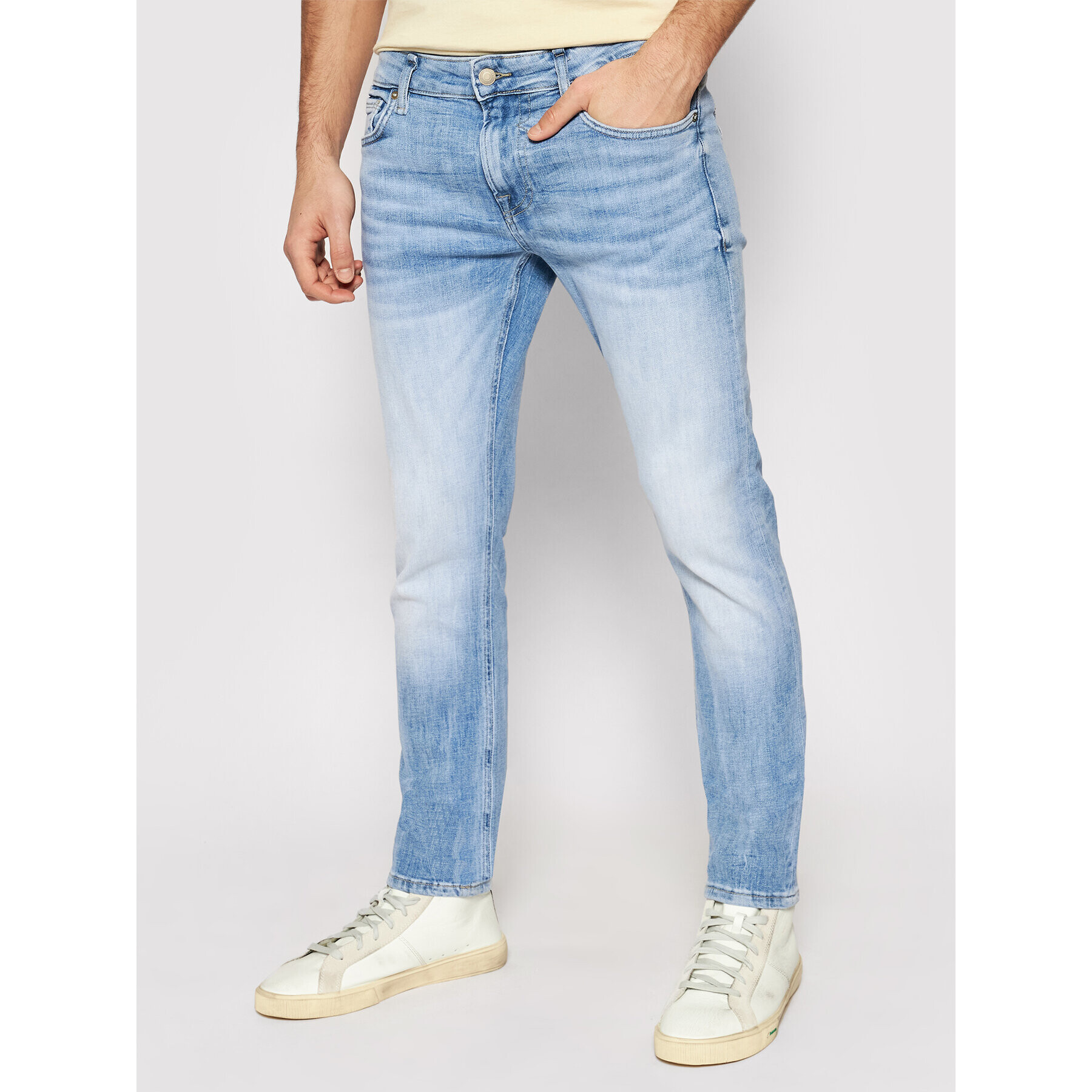 Guess Farmer Miami M1RAN1 D4B73 Kék Skinny Fit - Pepit.hu