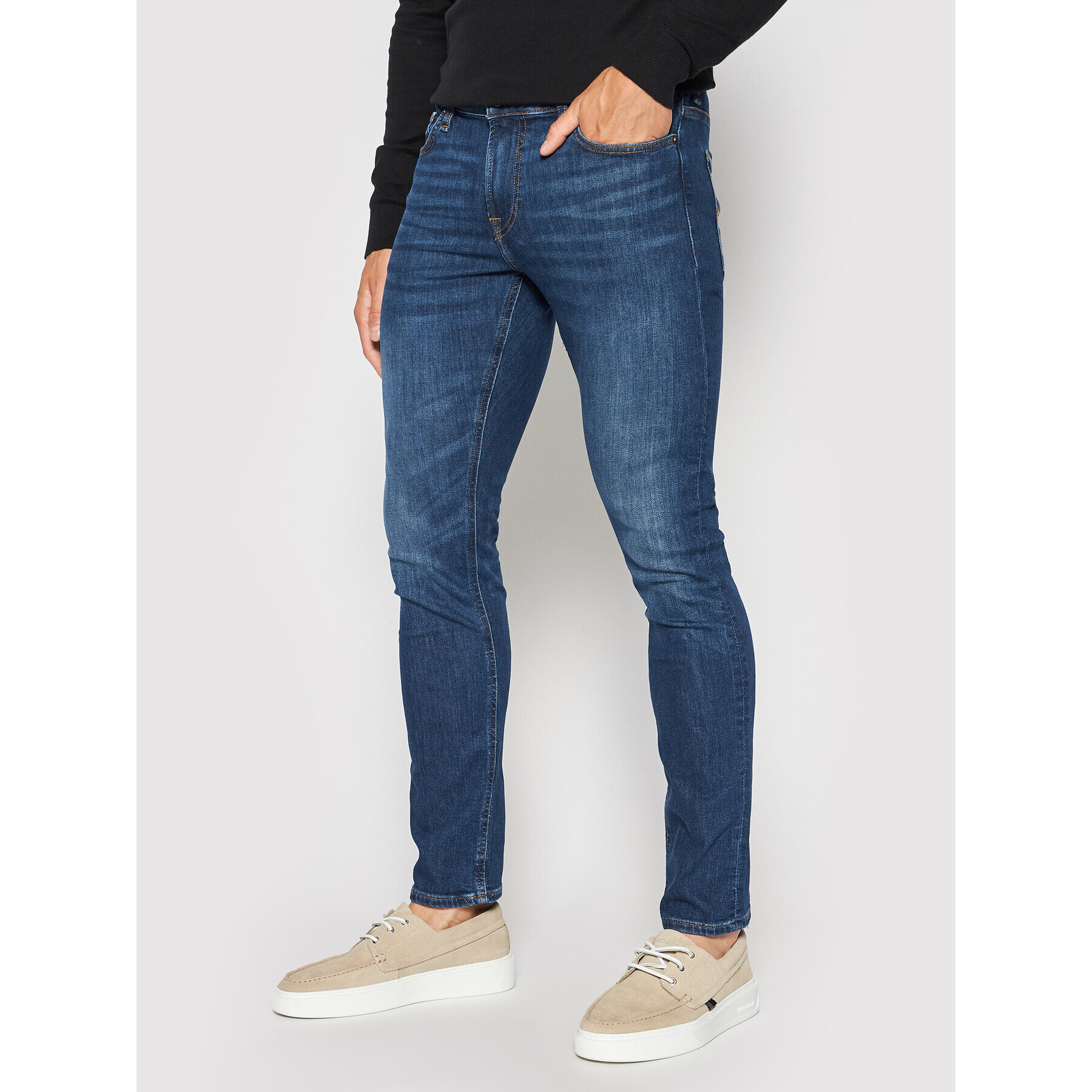 Guess Farmer Miami M1YAN1 D4GV4 Sötétkék Skinny Fit - Pepit.hu