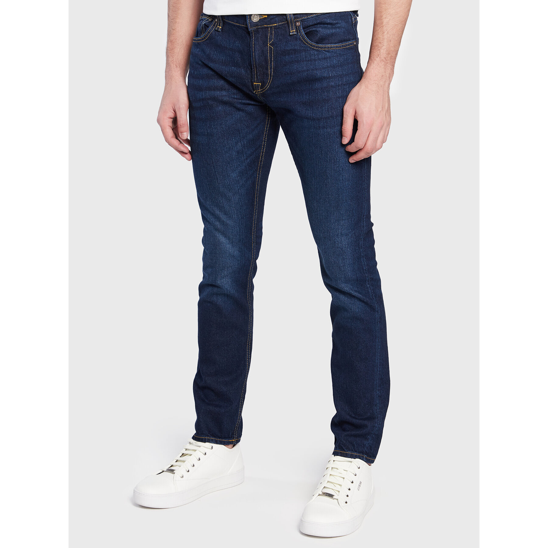 Guess Farmer Miami M3GAN1 D4Z81 Sötétkék Skinny Fit - Pepit.hu