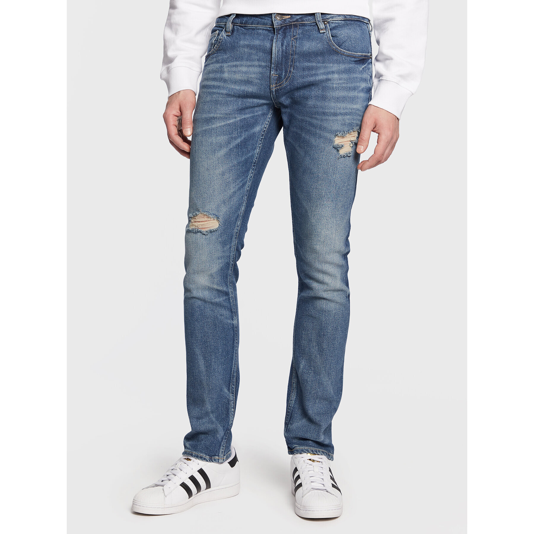 Guess Farmer Miami M3RAN1 D4WB5 Sötétkék Skinny Fit - Pepit.hu