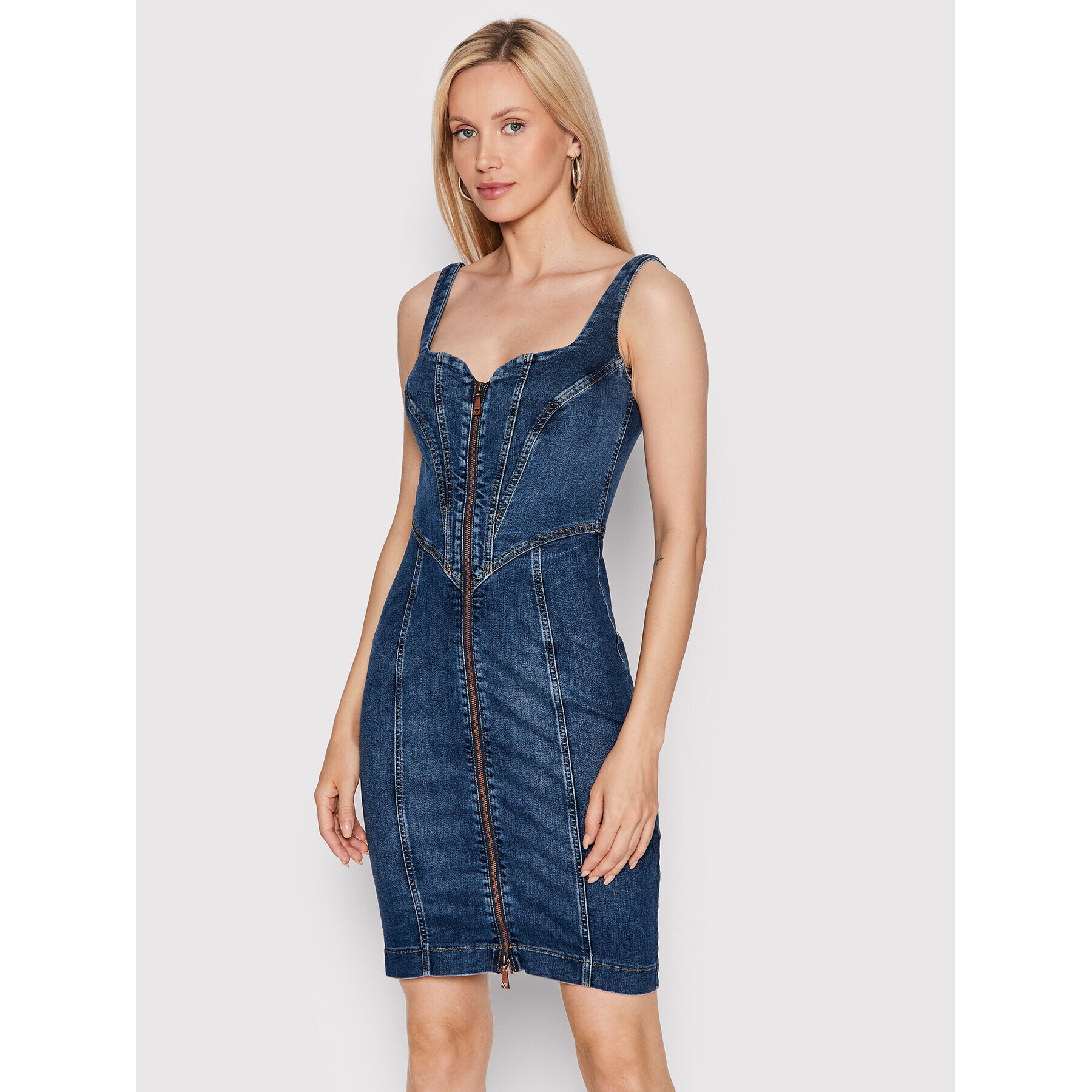 Guess Farmer ruha W2YK01 D4Q02 Sötétkék Slim Fit - Pepit.hu