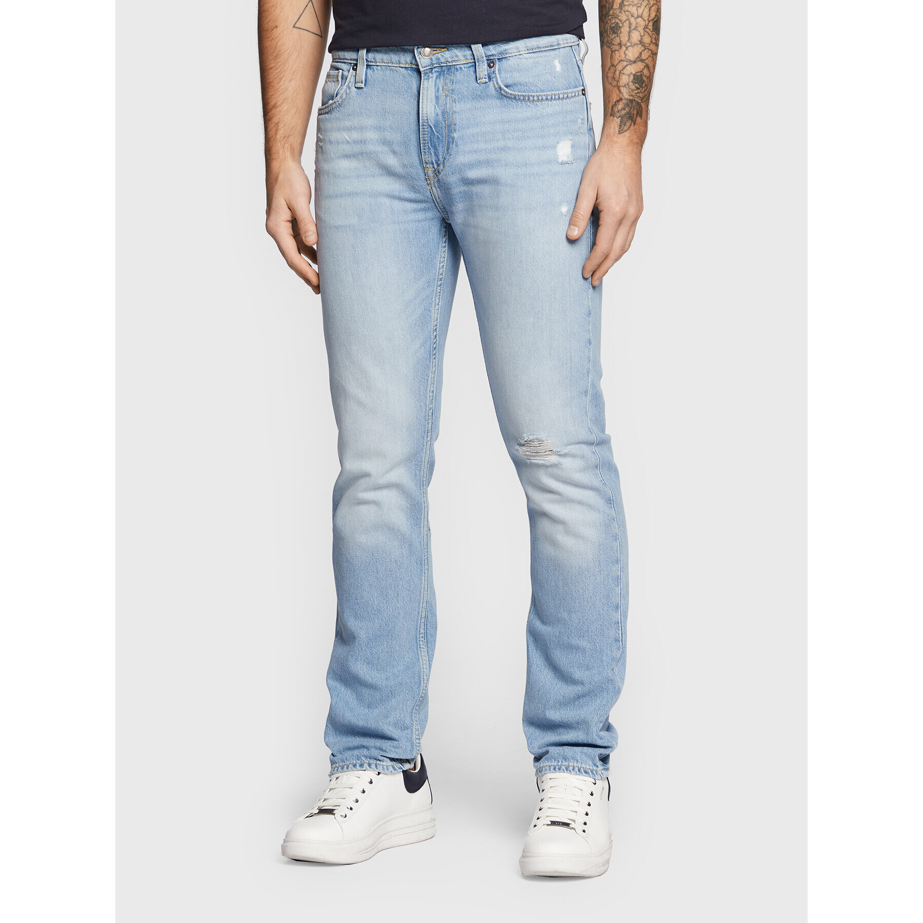 Guess Farmer The Empire M3RAN2 D4T9B Kék Slim Fit - Pepit.hu