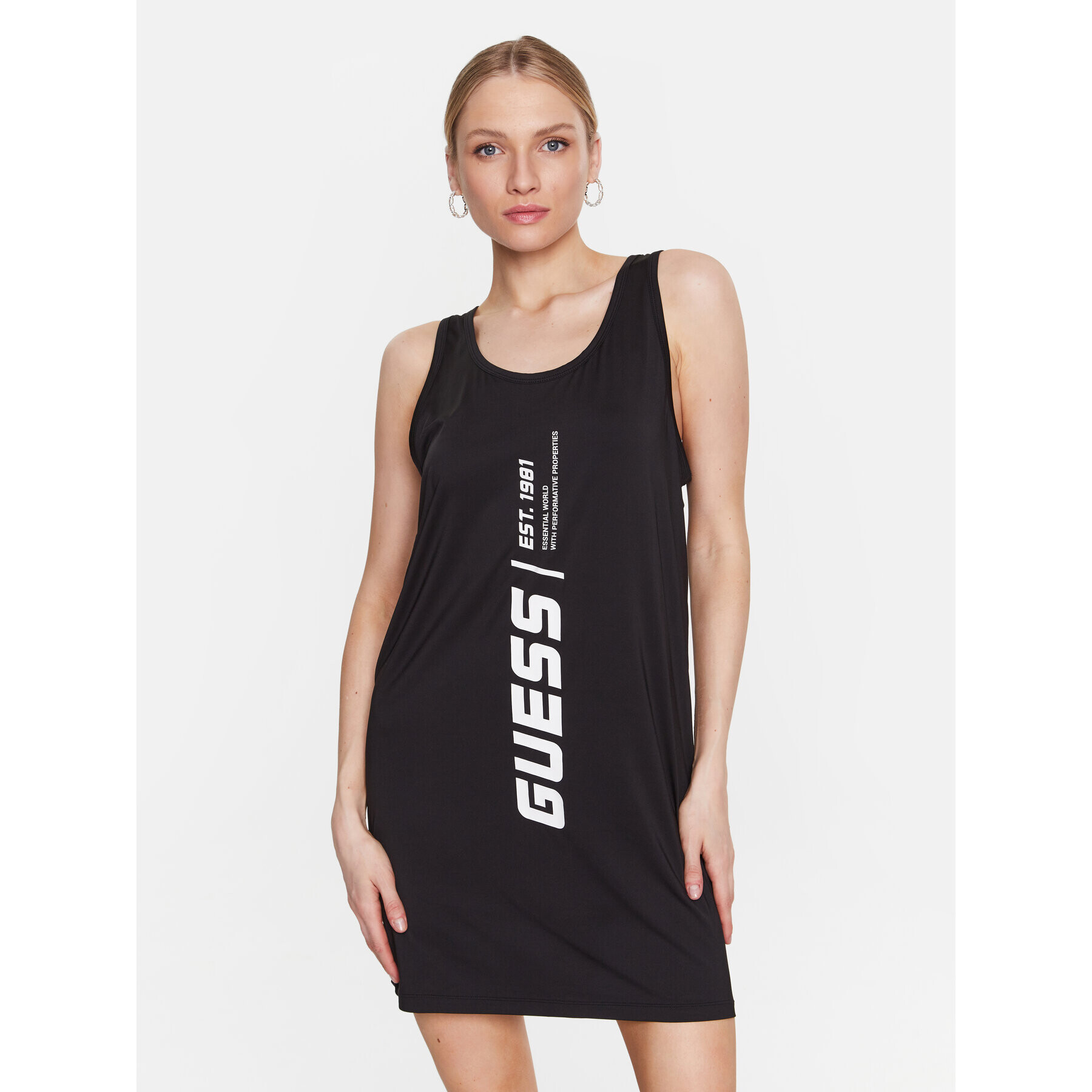 Guess Hétköznapi ruha Ceara V3GP10 KBNV2 Fekete Regular Fit - Pepit.hu