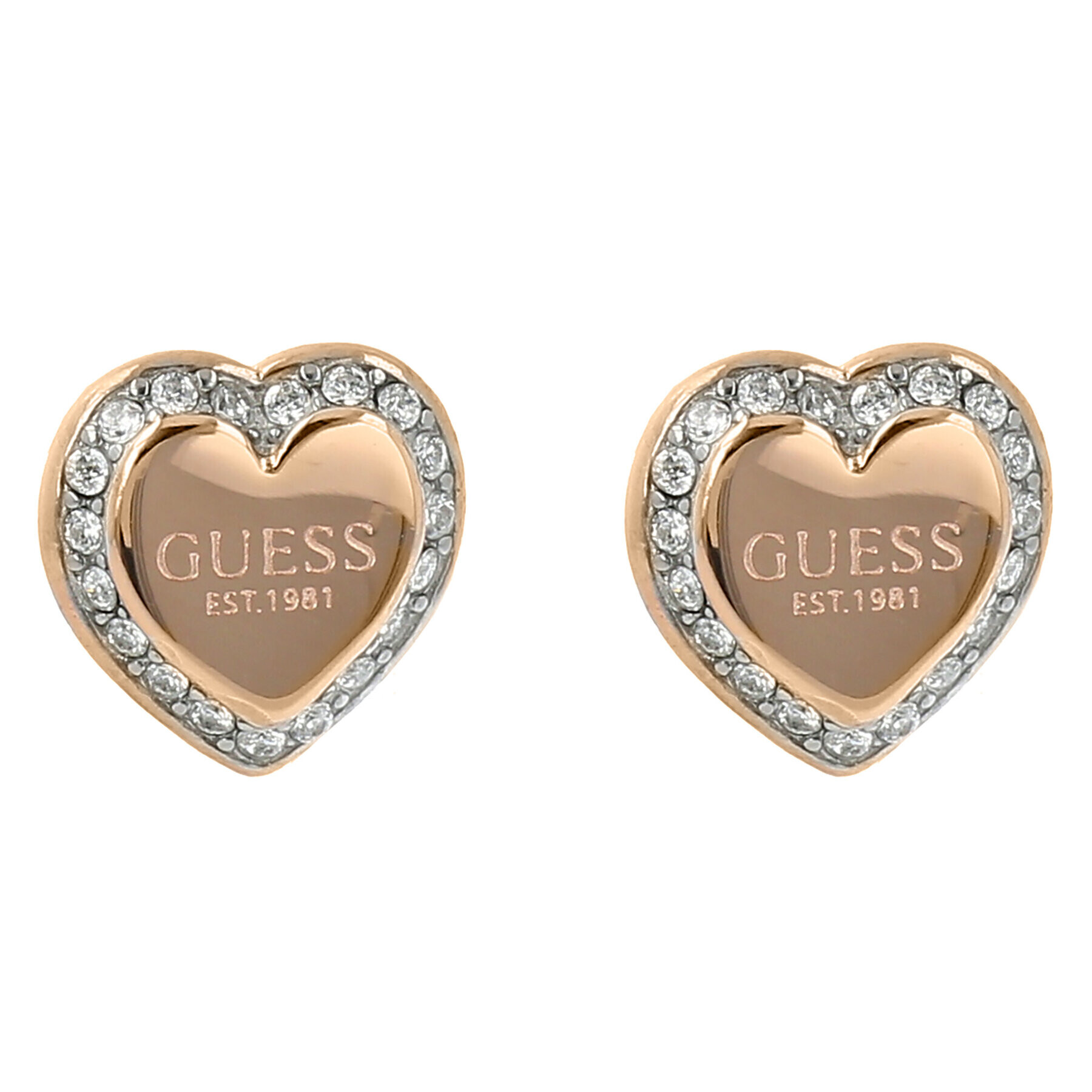 Guess Fülbevaló JUBE01 427JW Rózsa arany - Pepit.hu