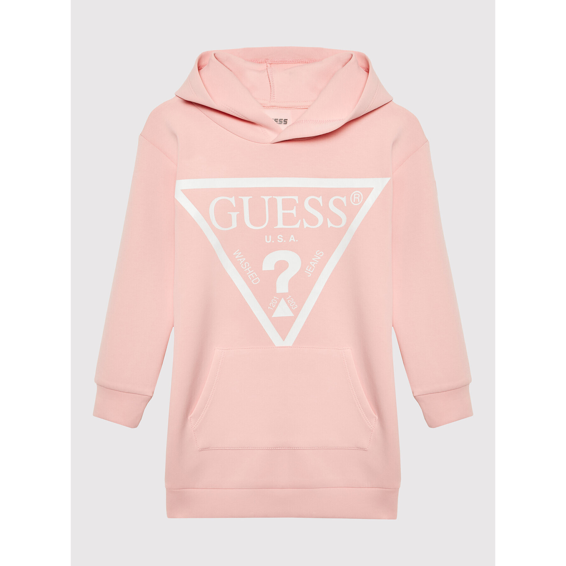 Guess Hétköznapi ruha J2YK28 FL03S Rózsaszín Regular Fit - Pepit.hu