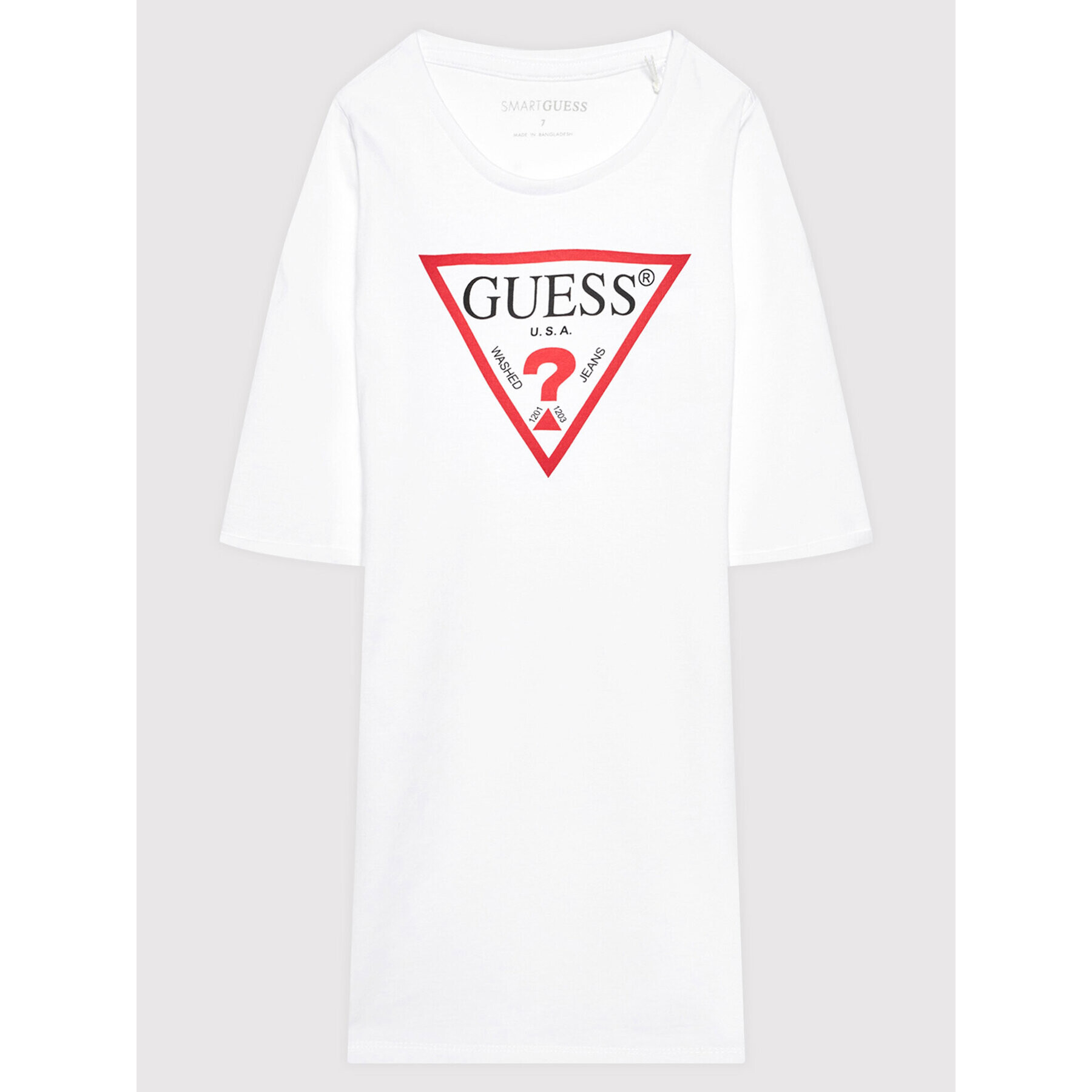 Guess Hétköznapi ruha J93K51 KAUD0 Fehér Regular Fit - Pepit.hu