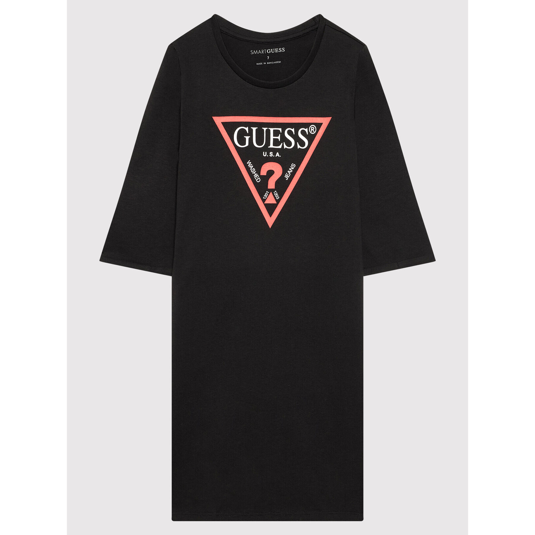 Guess Hétköznapi ruha J93K51 KAUD0 Fekete Regular Fit - Pepit.hu