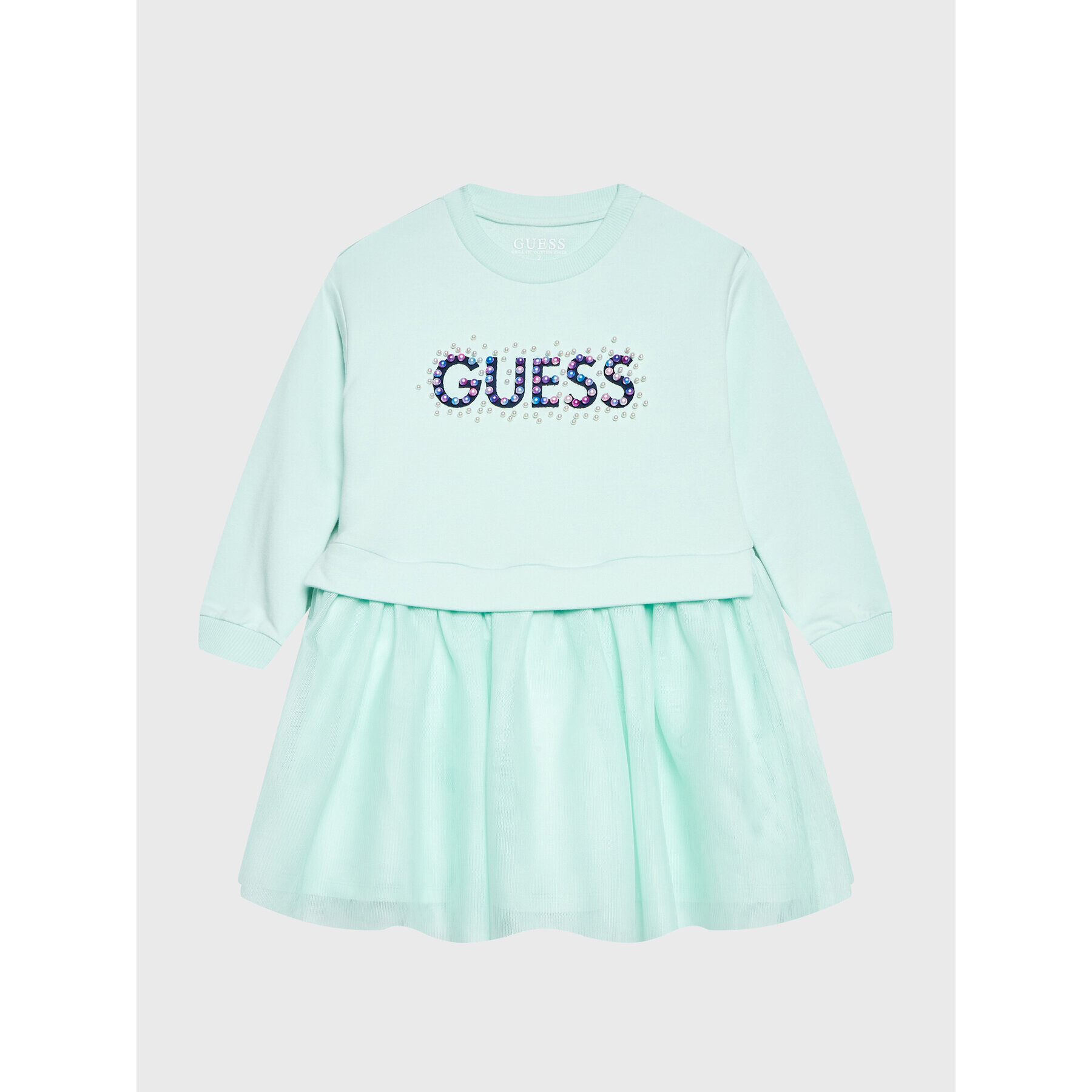 Guess Hétköznapi ruha K3RK08 KA6V0 Zöld Regular Fit - Pepit.hu