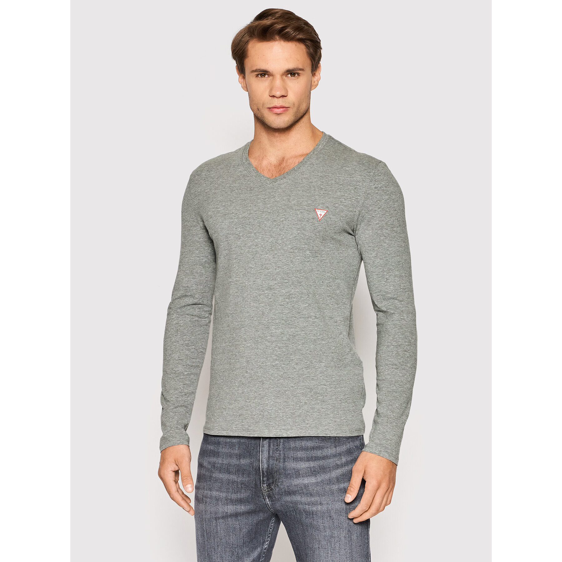 Guess Hosszú ujjú Core M2YI08 J1311 Szürke Super Slim Fit - Pepit.hu