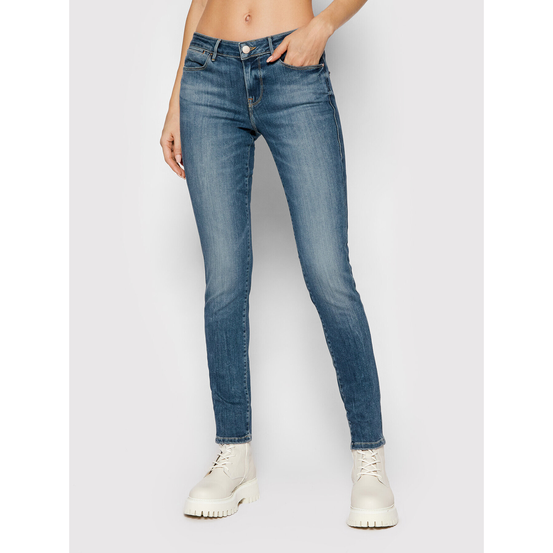 Guess Jegging W2RA03 D4KM2 Kék Skinny Fit - Pepit.hu