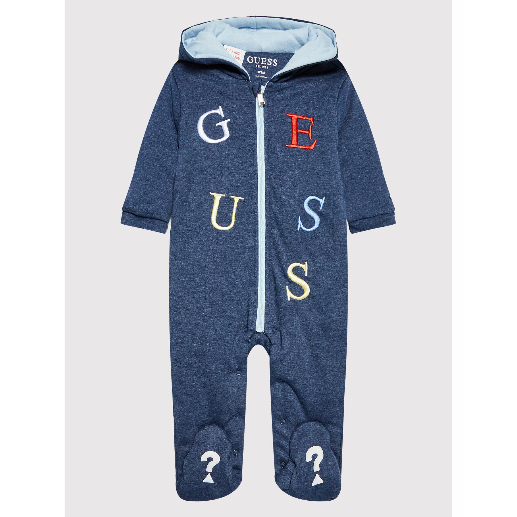 Guess Kezeslábas H2YW02 KAL30 Sötétkék Regular Fit - Pepit.hu