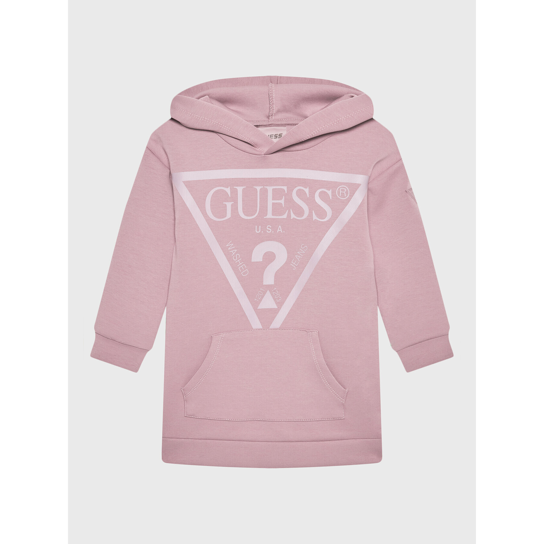 Guess Kötött ruha J2BK35 FL03S Rózsaszín Regular Fit - Pepit.hu