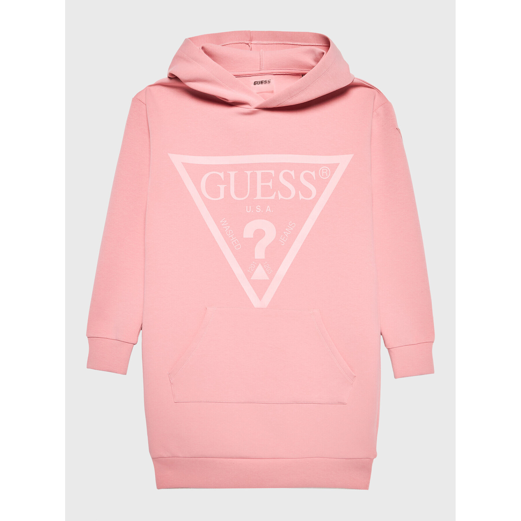 Guess Kötött ruha J2BK35 FL03S Rózsaszín Regular Fit - Pepit.hu