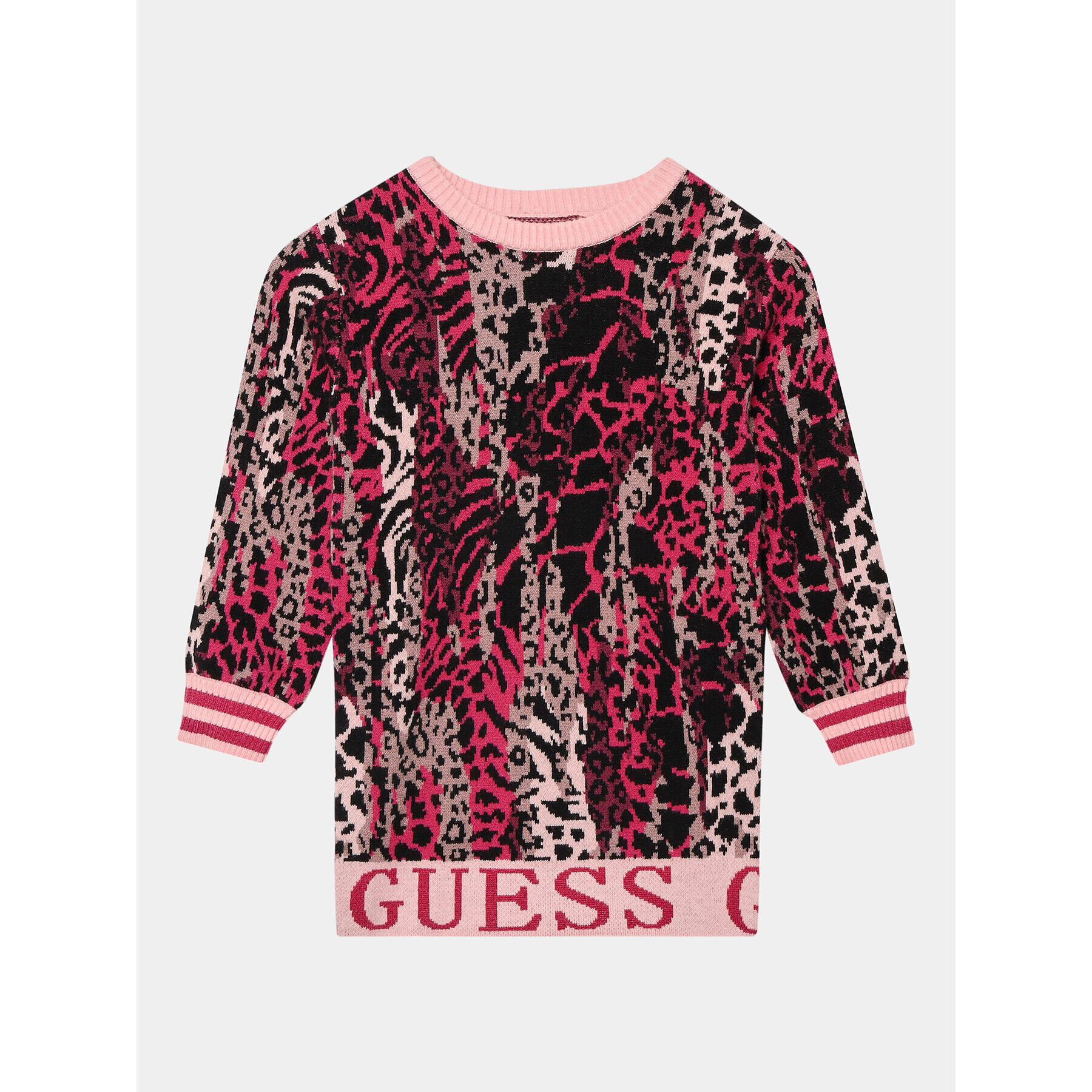 Guess Kötött ruha J3BK04 Z3AH0 Barna Regular Fit - Pepit.hu