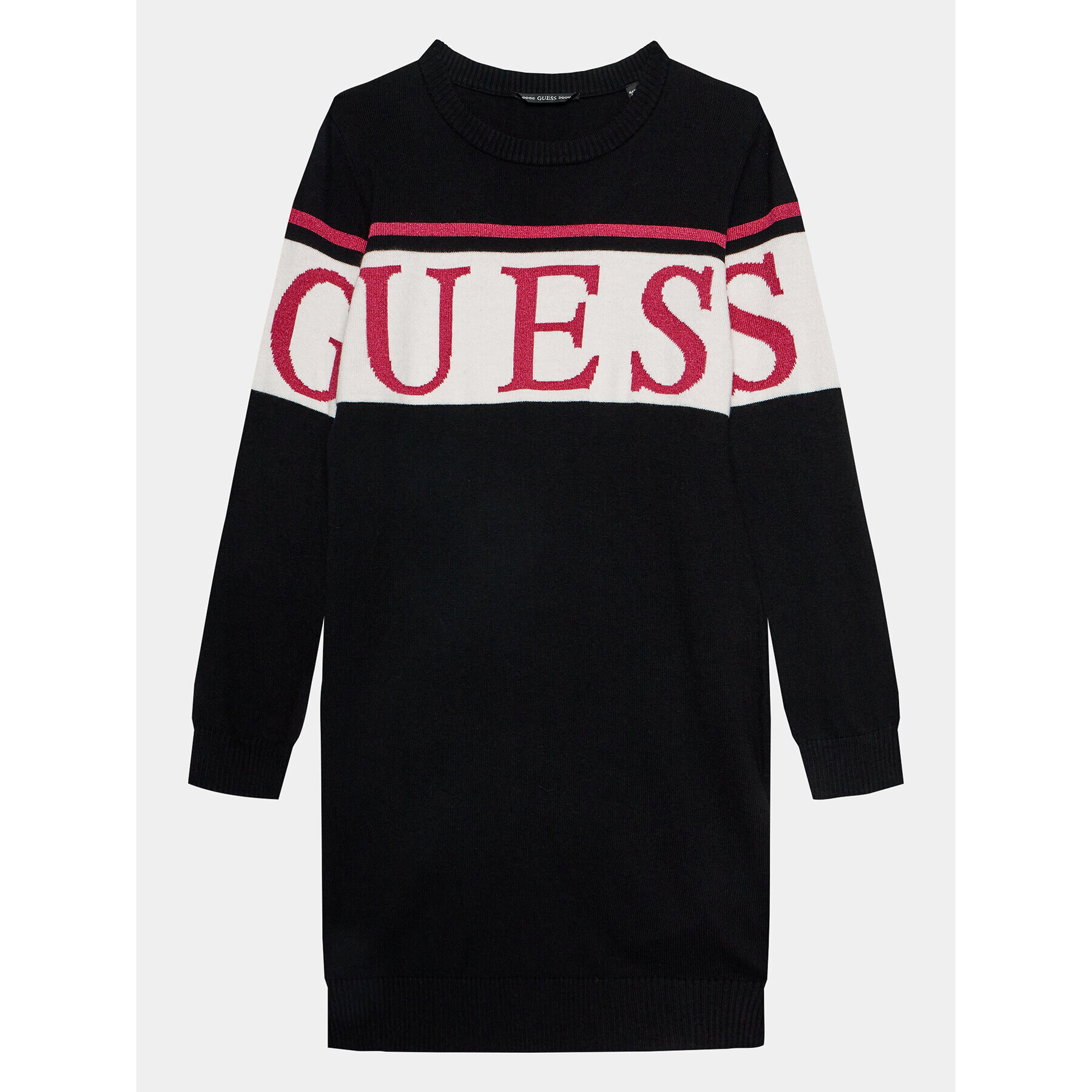 Guess Kötött ruha J3BK16 Z38B0 Fekete Regular Fit - Pepit.hu