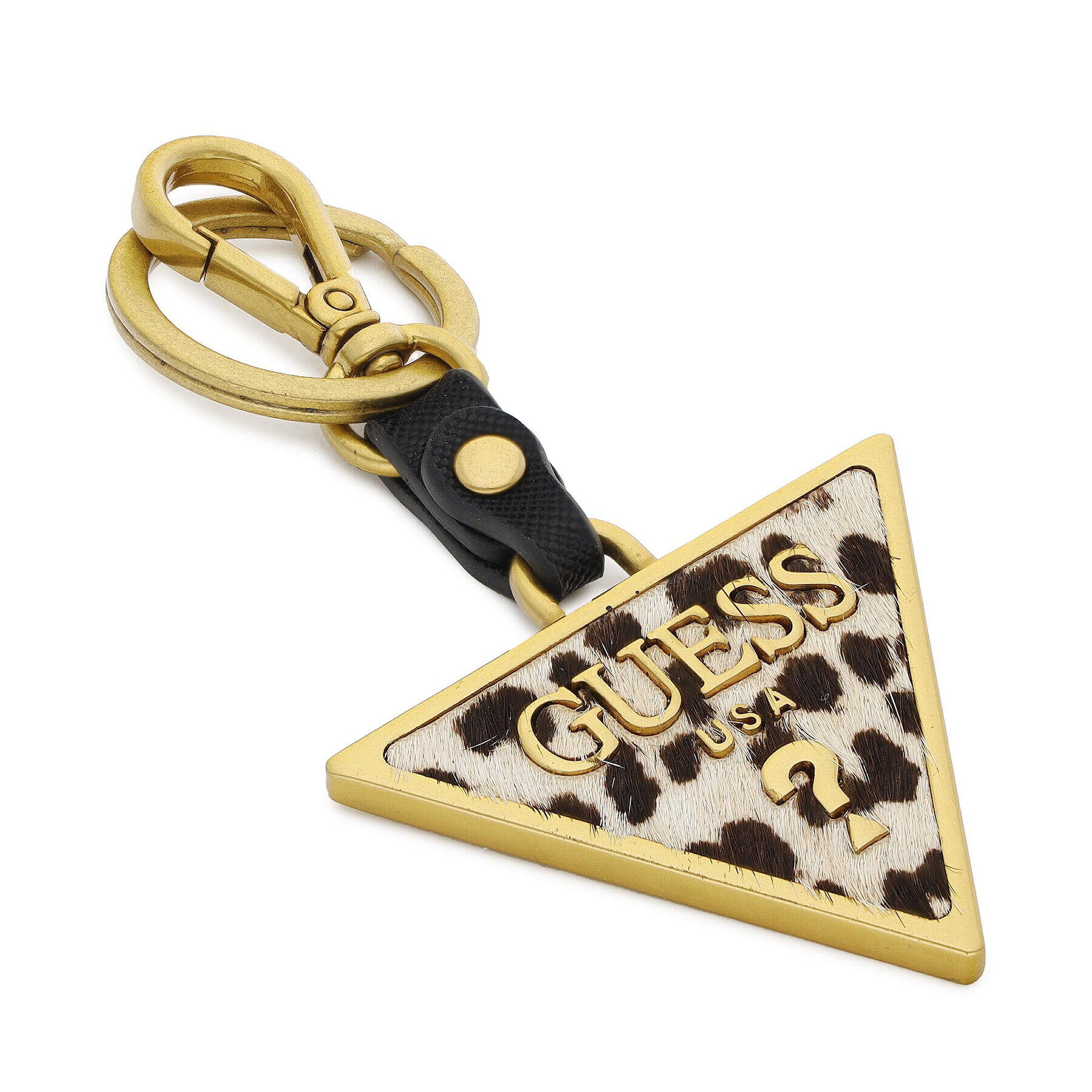 Guess Kulcstartó Leather Triangle Keyring RW7420 P2201 Arany - Pepit.hu