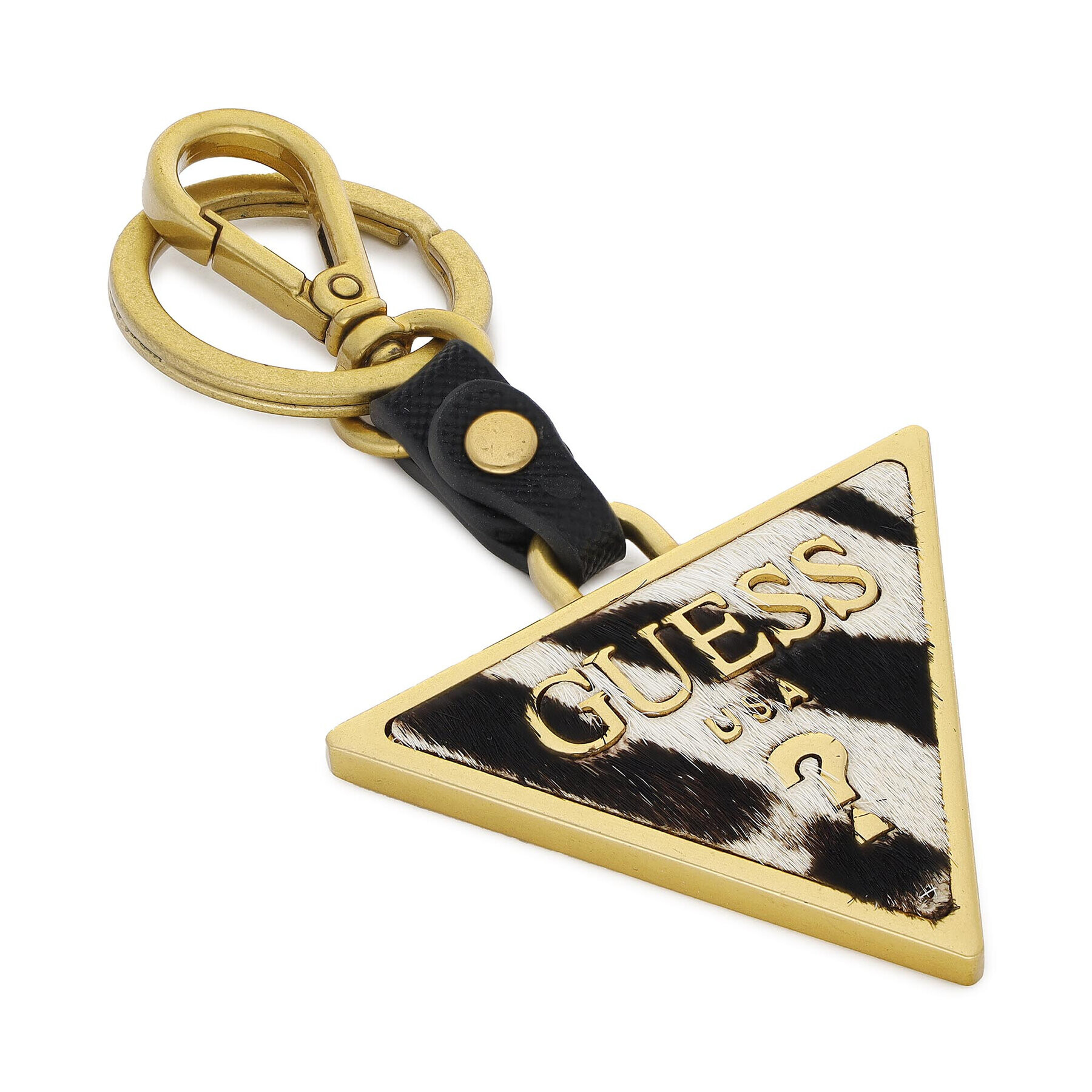 Guess Kulcstartó Leather Triangle Keyring RW7420 P2201 Arany - Pepit.hu