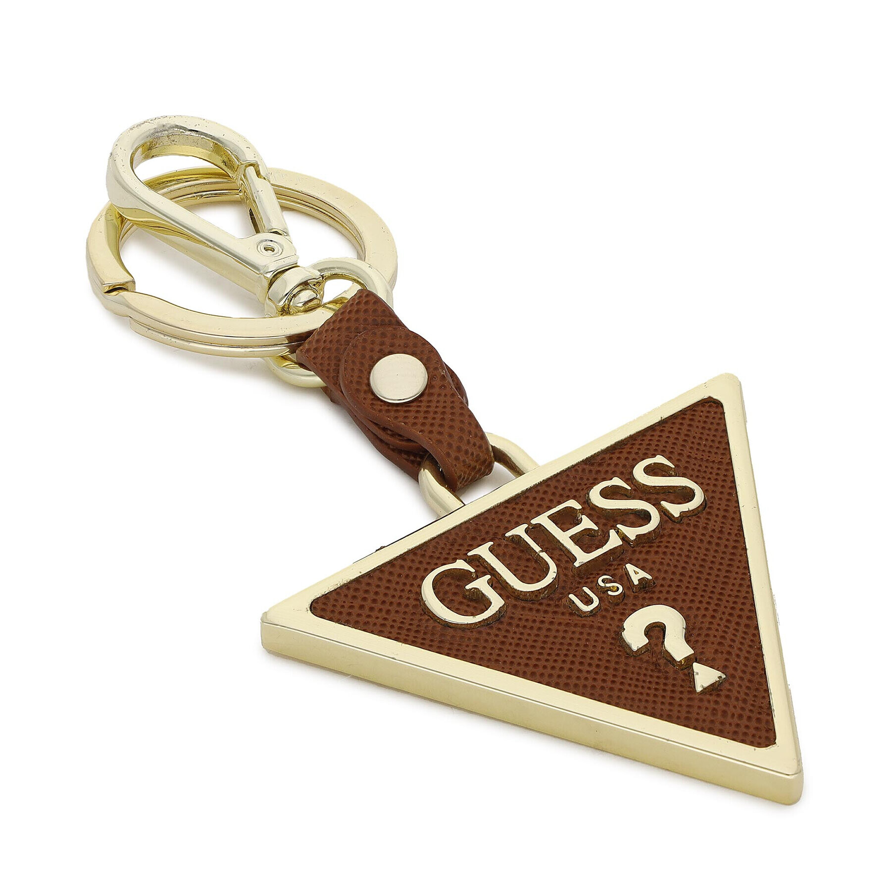 Guess Kulcstartó Saffiano Triangle Keyring RW7421 P2201 Barna - Pepit.hu