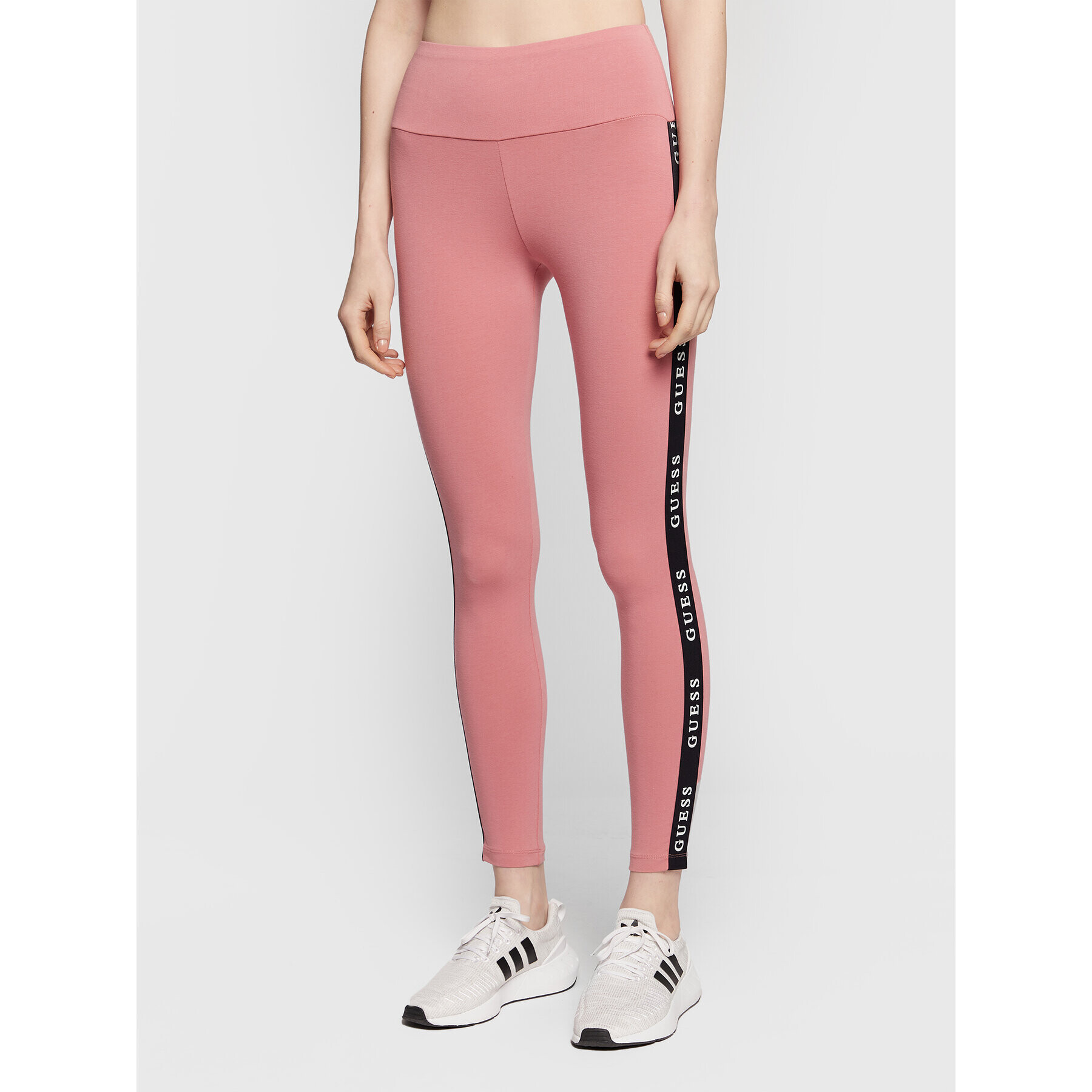 Guess Leggings Aline V2YB14 KABR0 Rózsaszín Slim Fit - Pepit.hu