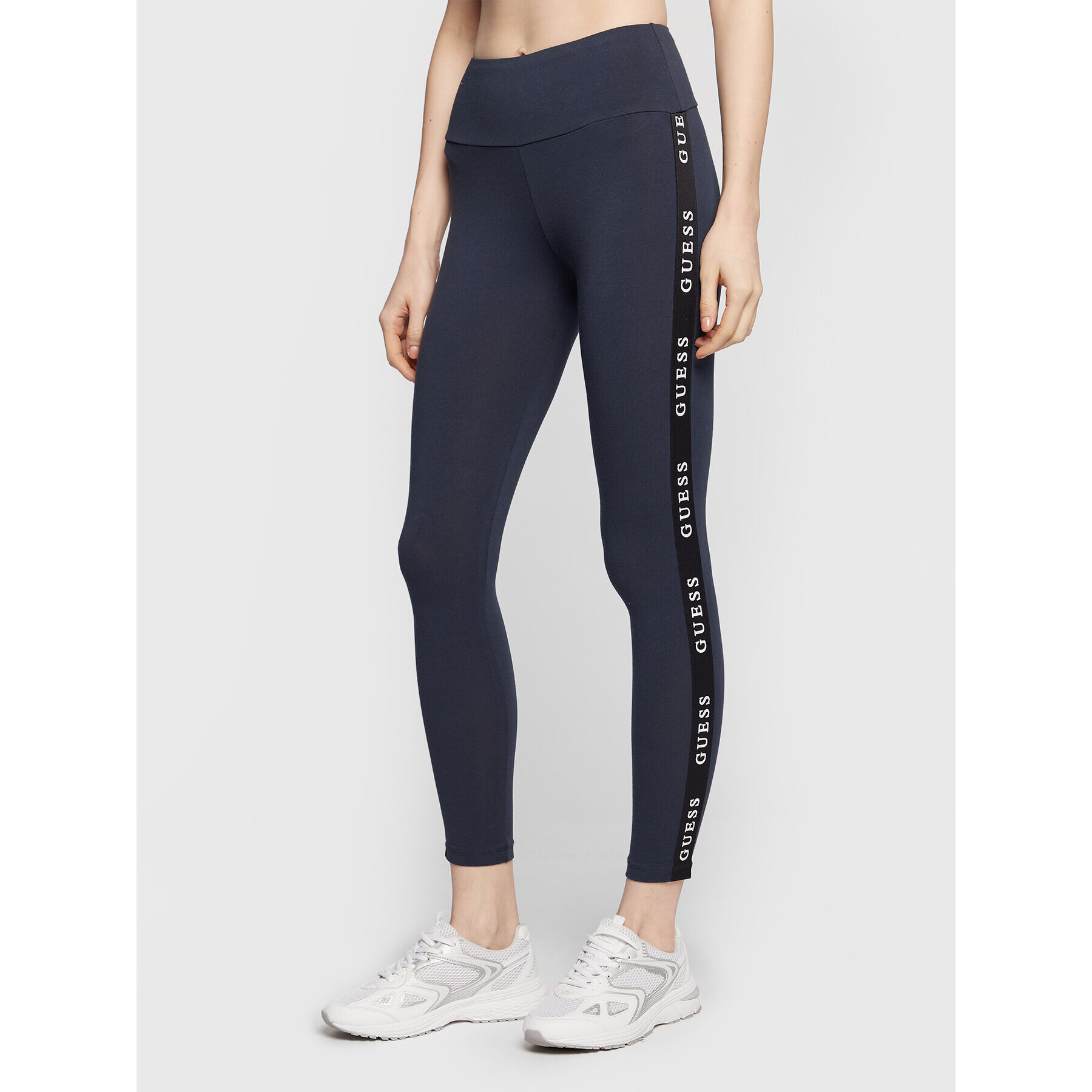 Guess Leggings Aline V2YB14 KABR0 Sötétkék Slim Fit - Pepit.hu