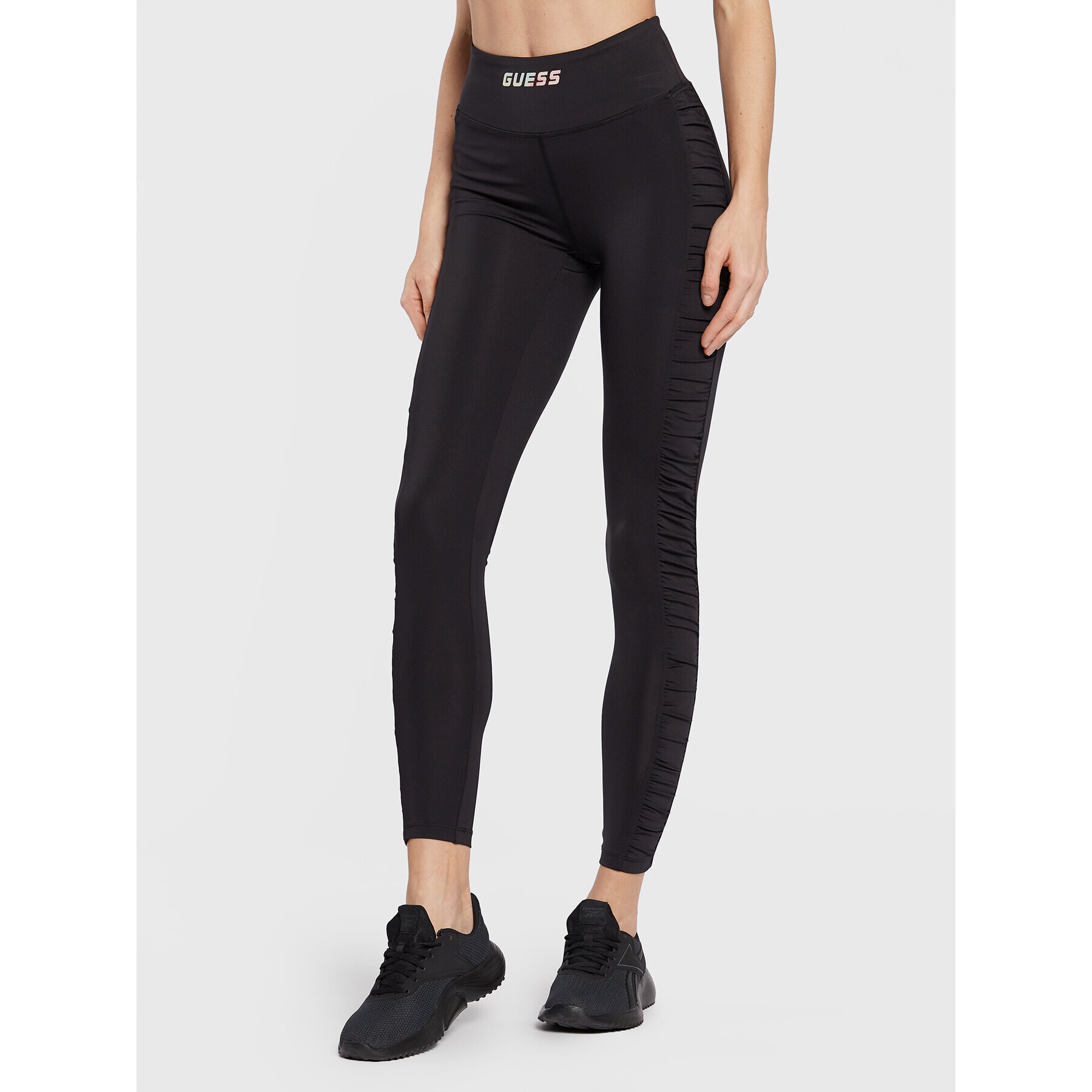 Guess Leggings Elise V2BB00 MC03W Fekete Slim Fit - Pepit.hu