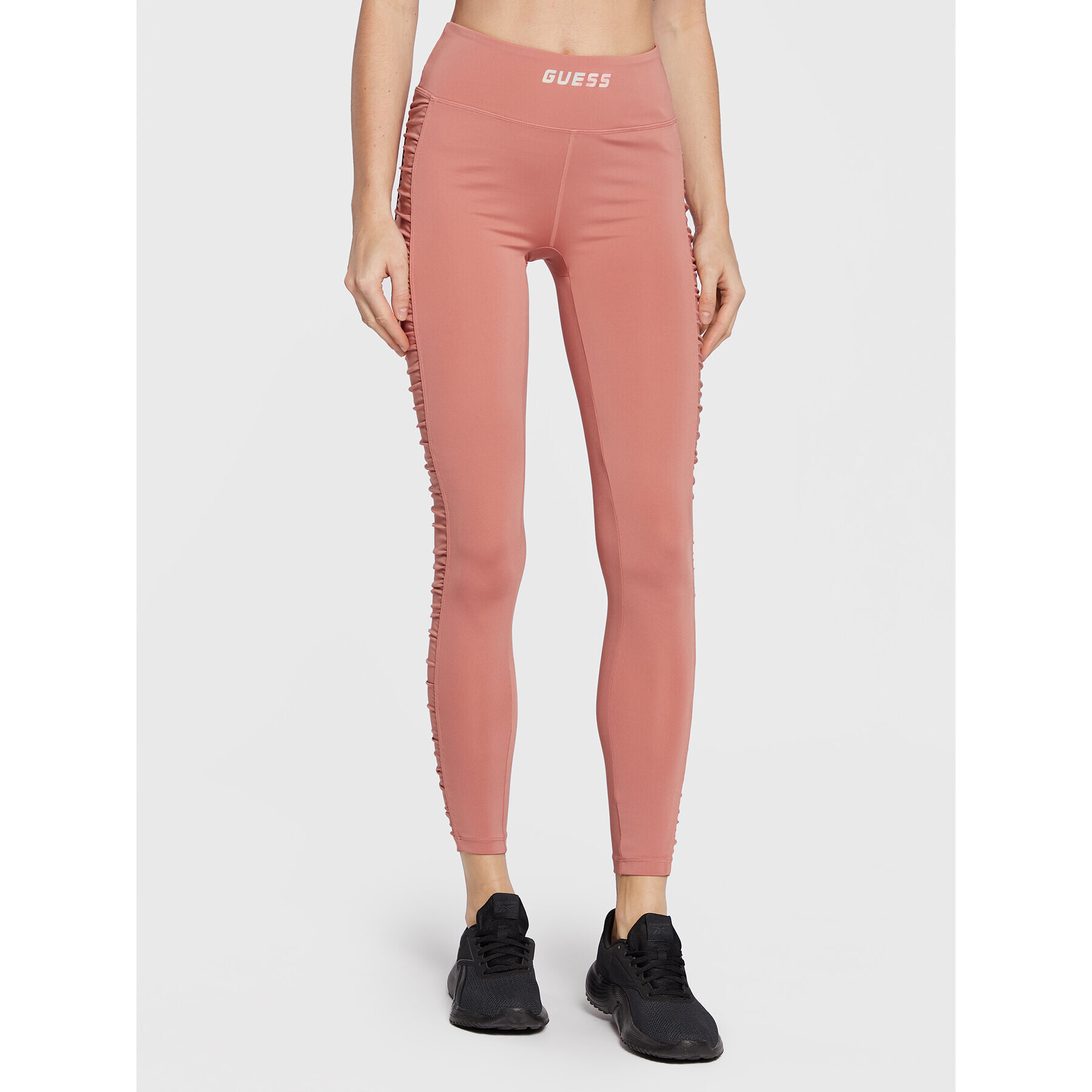 Guess Leggings Elise V2BB00 MC03W Rózsaszín Slim Fit - Pepit.hu