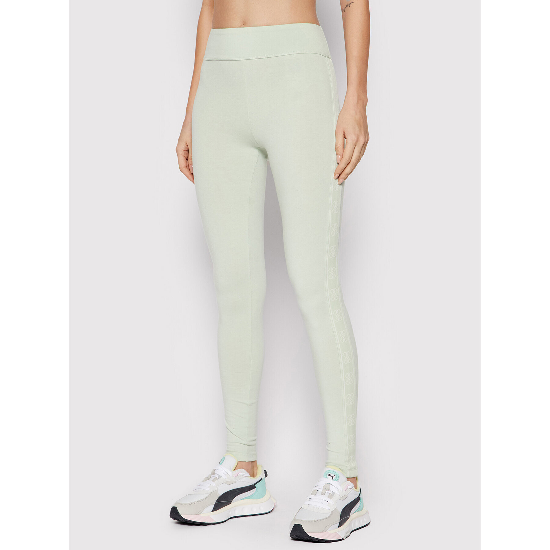 Guess Leggings V2GB22 KABR0 Zöld Slim Fit - Pepit.hu