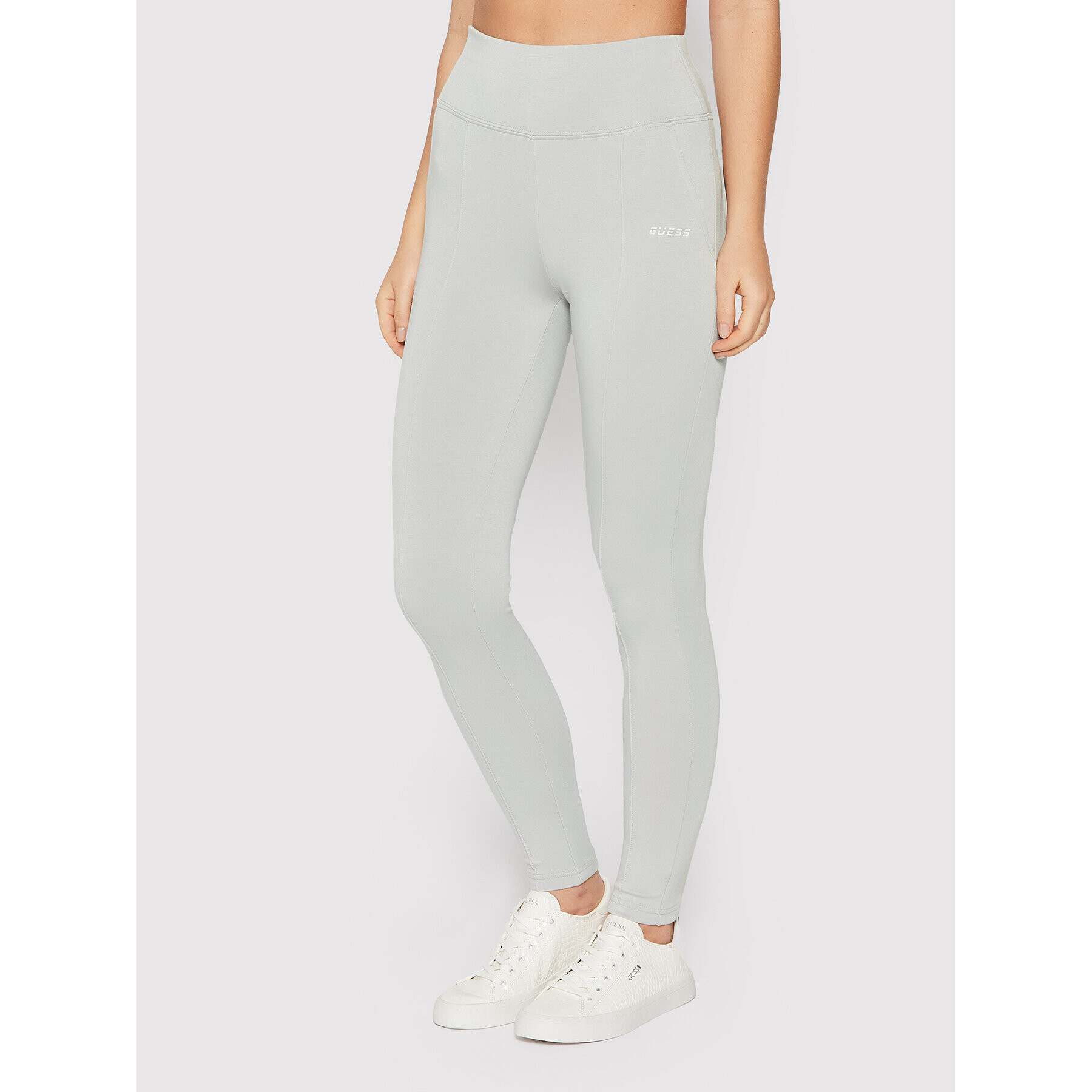 Guess Leggings V2RB13 KL002 Szürke Slim Fit - Pepit.hu